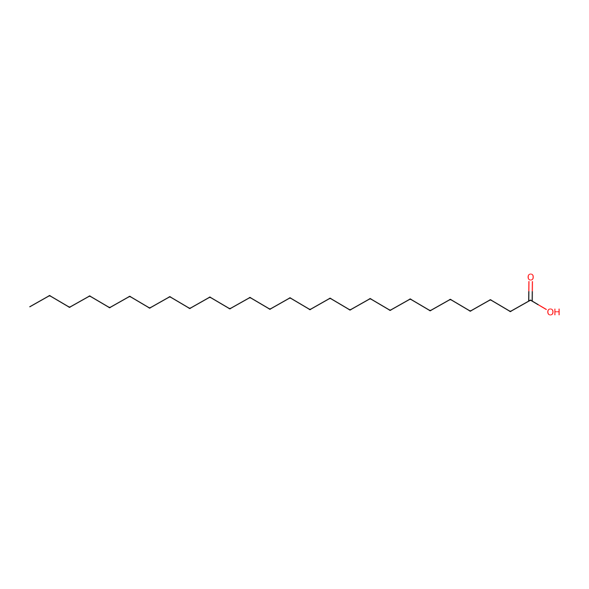 Hexacosanoic Acid molecular structure, CAS 506-46-7
