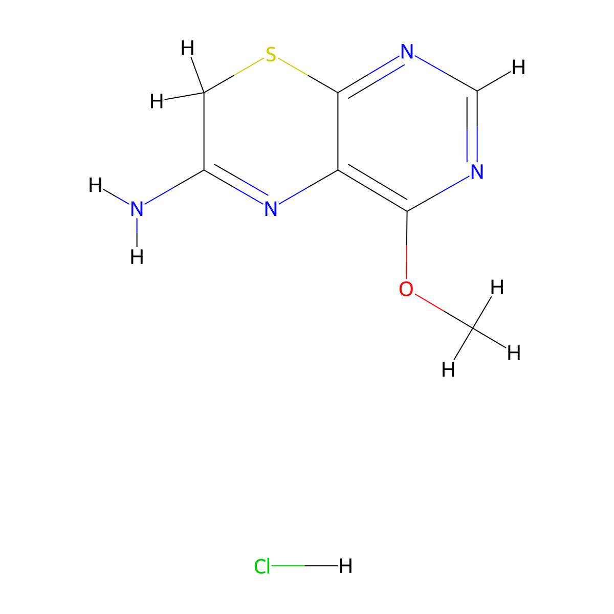 Tomizine molecular structure, CAS 50602-44-3