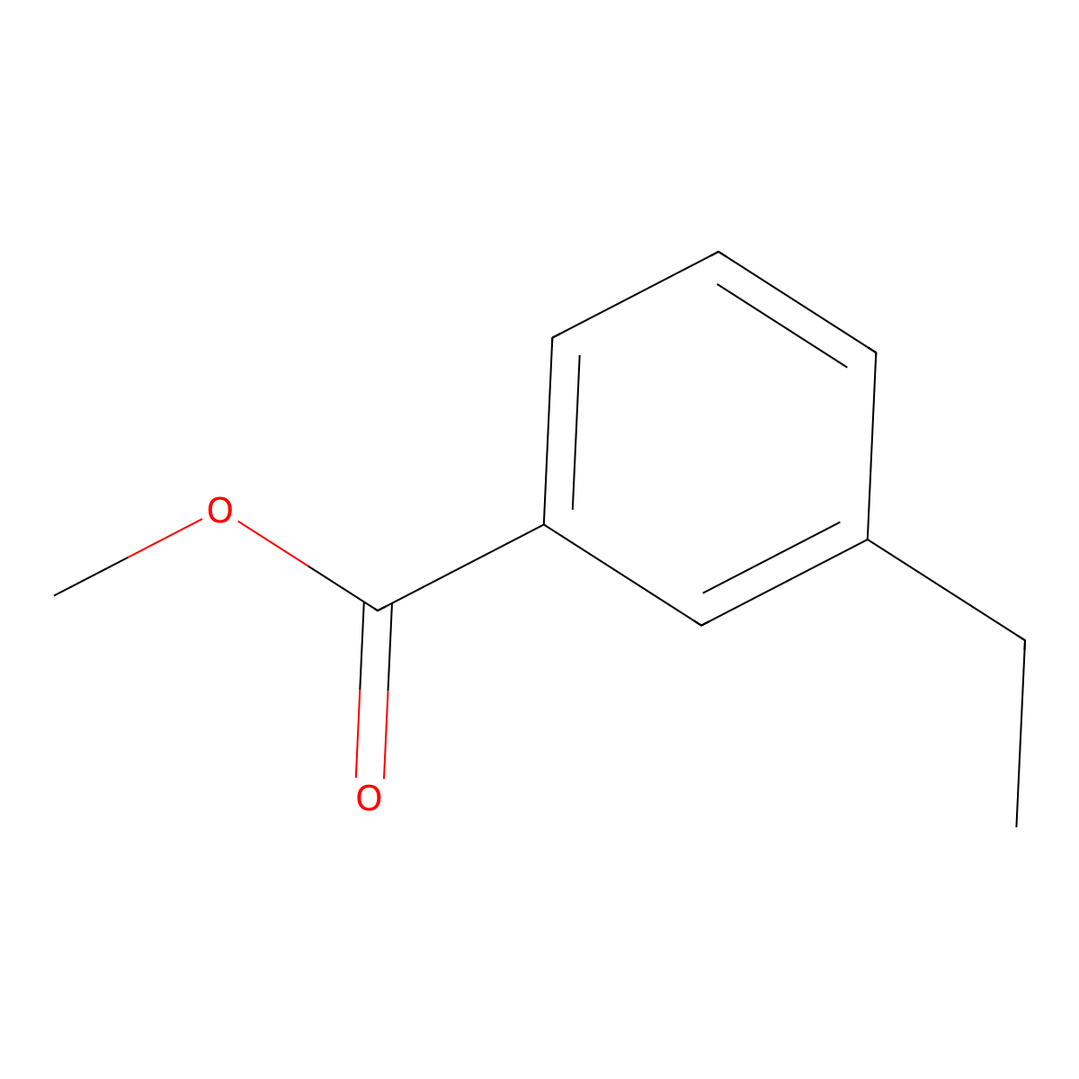 Methyl 3-ethylbenzoate molecular structure, CAS 50604-00-7