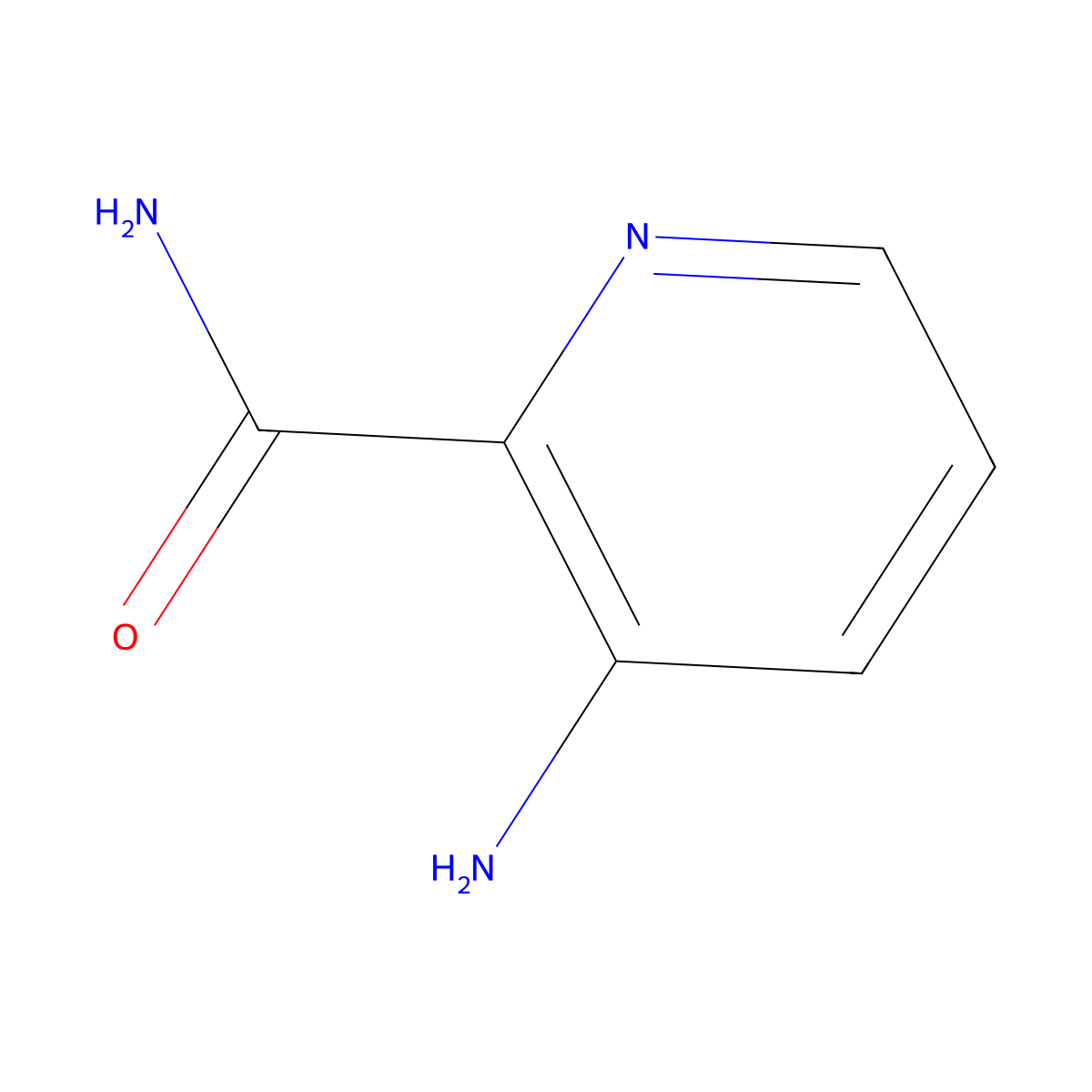 3-Amino-pyridine-2-carboxylic acid amide molecular structure, CAS 50608-99-6