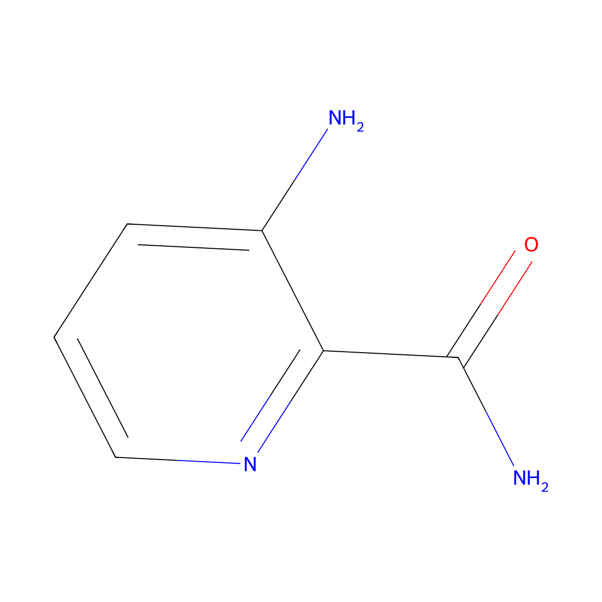 3-Amino-pyridine-2-carboxylic acid amide molecular structure, CAS 50608-99-6