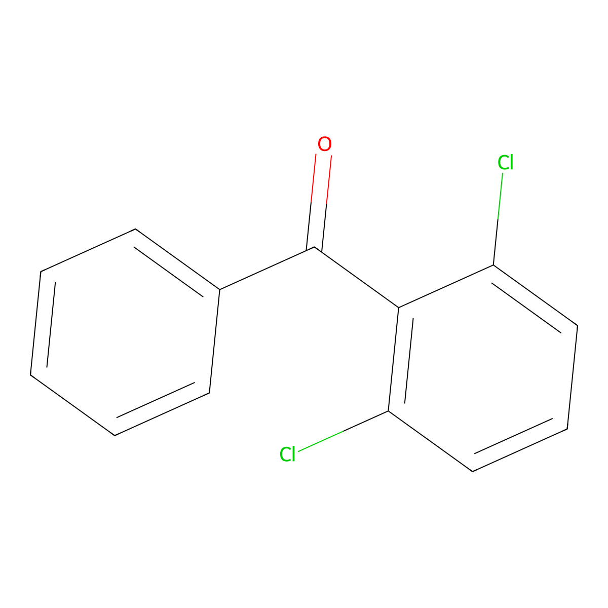 2,6-Dichlorobenzophenone molecular structure, CAS 50609-23-9
