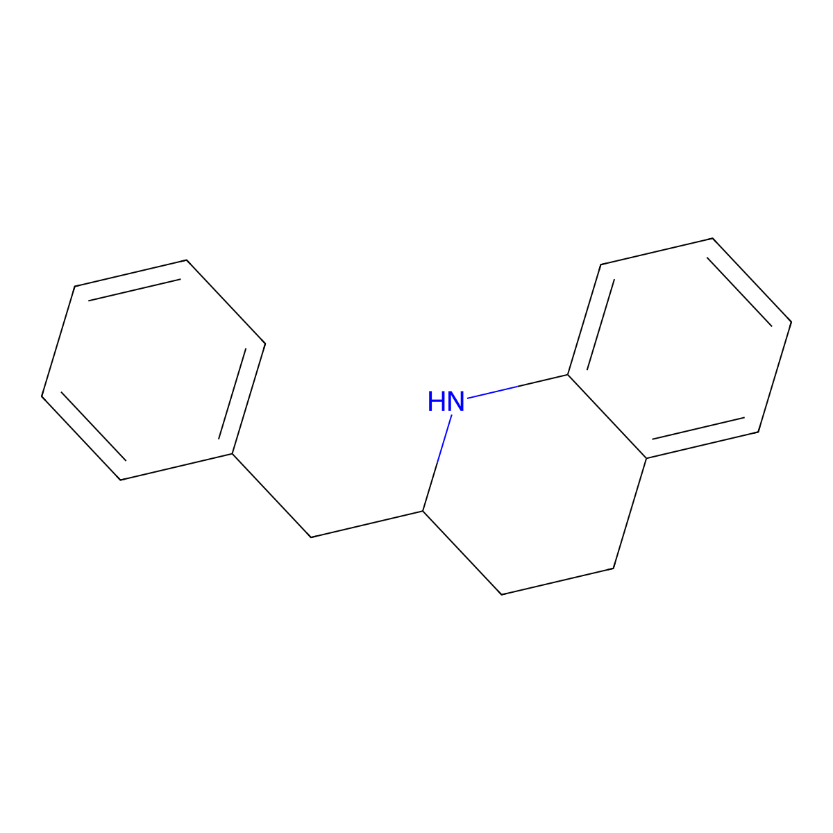 2-Benzyl-1,2,3,4-tetrahydroquinoline molecular structure, CAS 50610-82-7