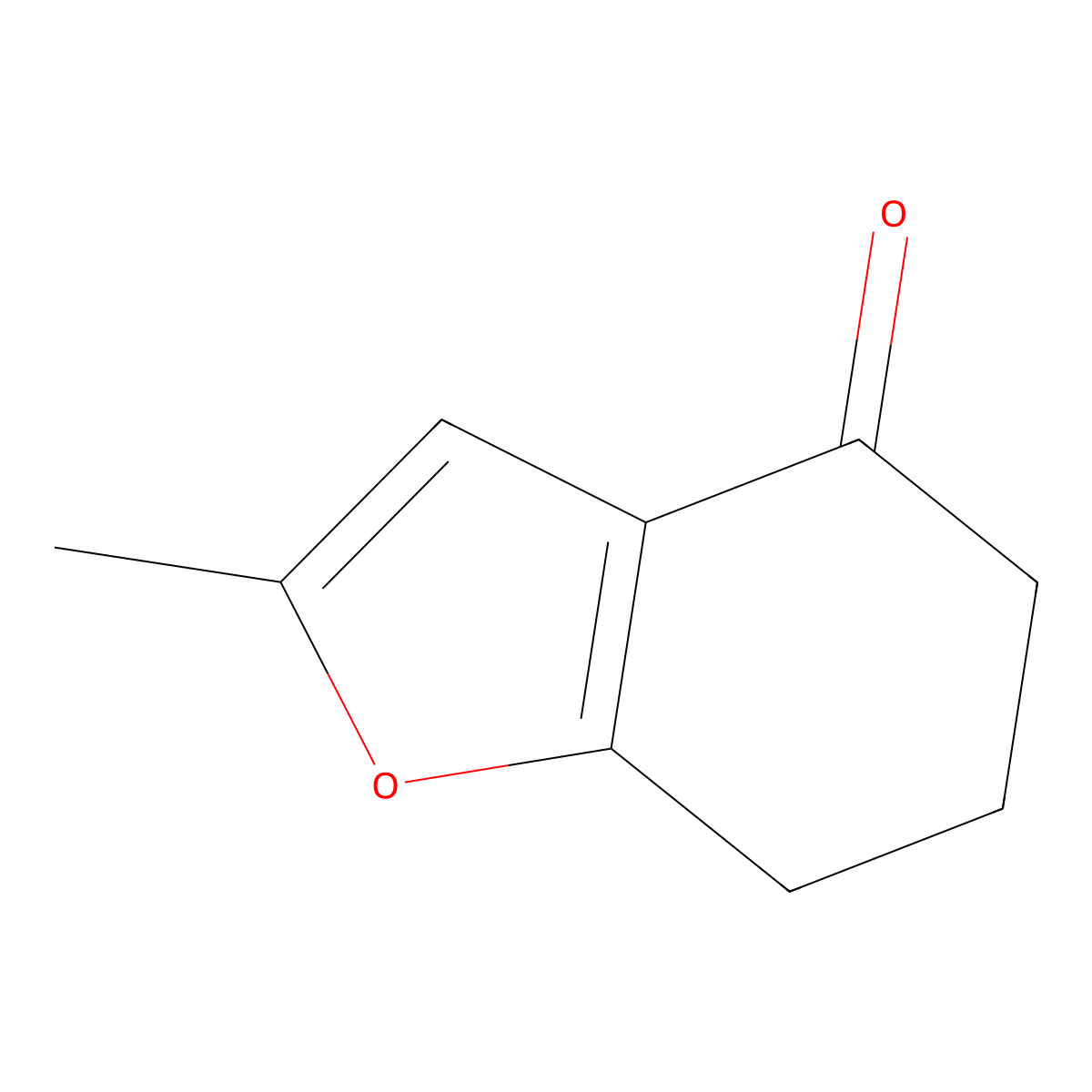 6,7-Dihydro-2-methyl-4(5H) benzofuranone molecular structure, CAS 50615-16-2