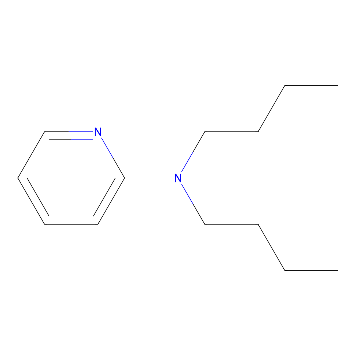2-Pyridinamine, N,N-dibutyl- molecular structure, CAS 50616-08-5