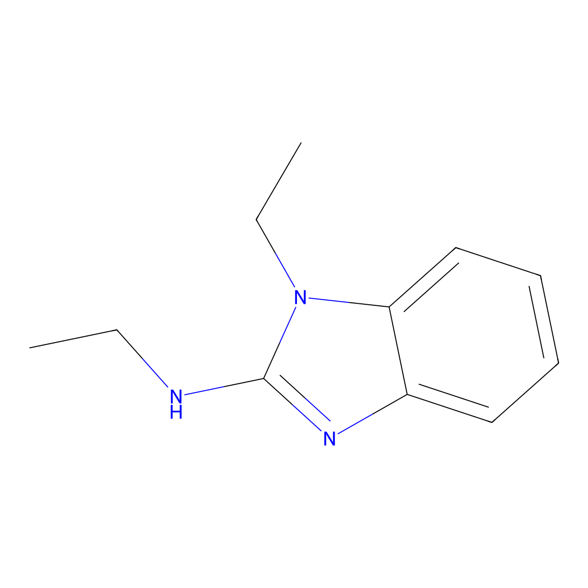 N,1-Diethyl-1H-benzo[d]imidazol-2-amine molecular structure, CAS 50616-11-0