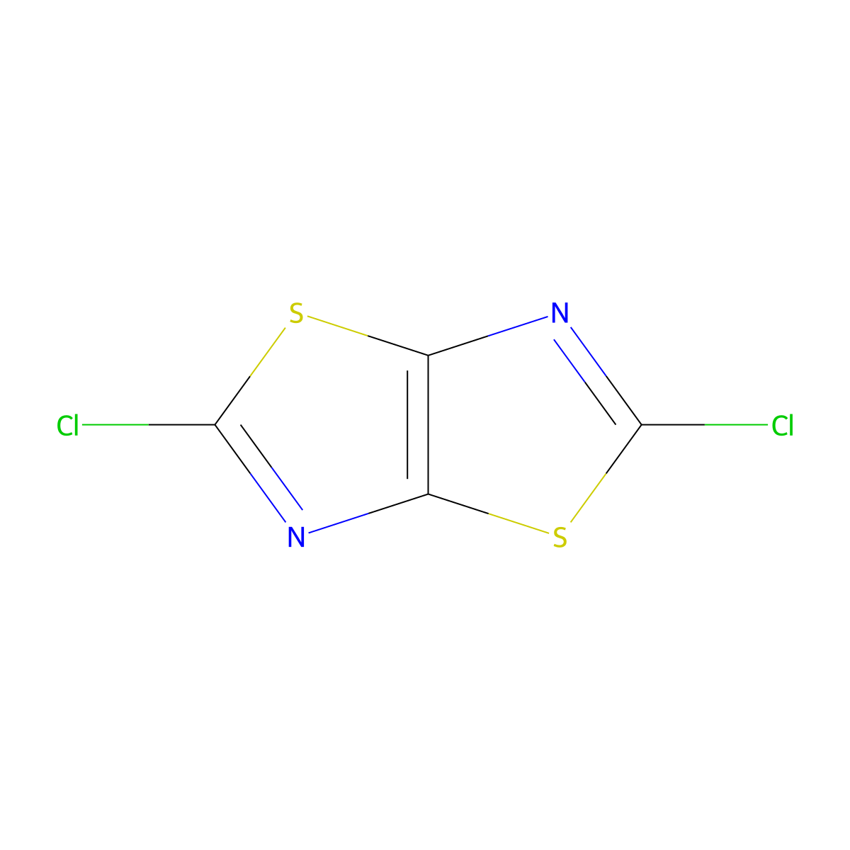 2,5-Dichlorothiazolo[5,4-d]thiazole molecular structure, CAS 50616-95-0