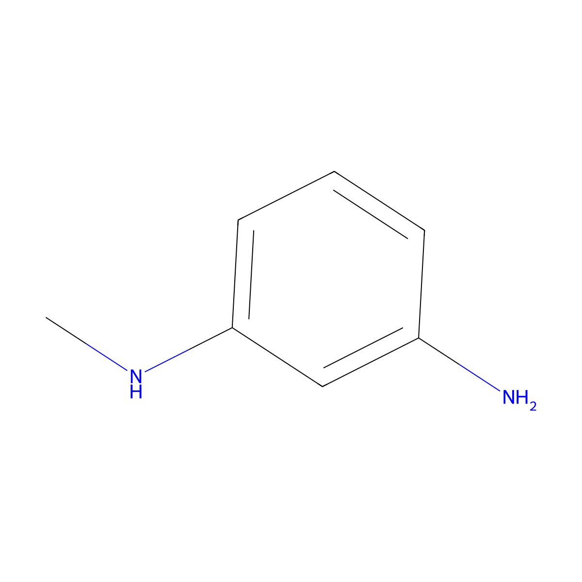 N1-Methylbenzene-1,3-diamine molecular structure, CAS 50617-73-7