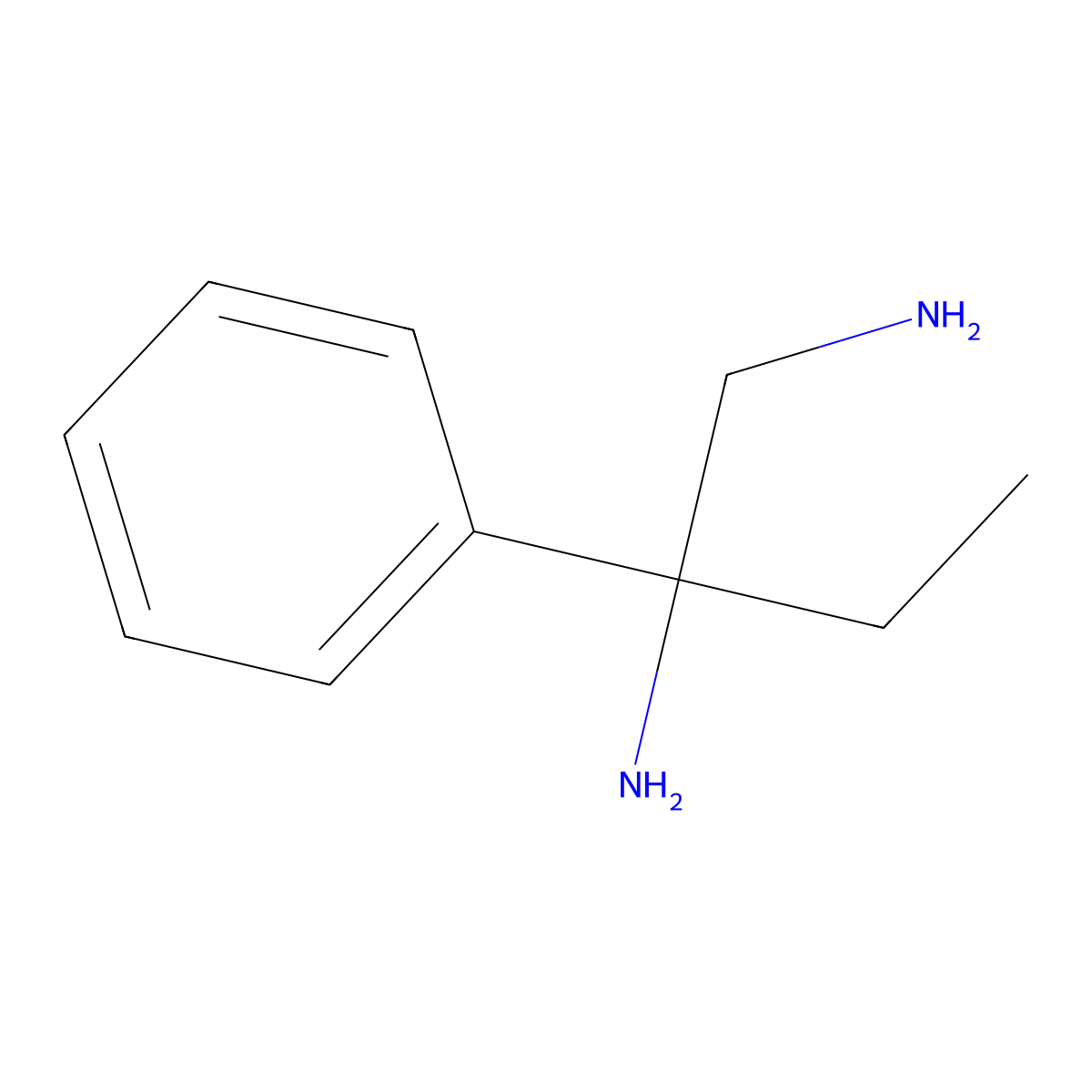 2-Phenylbutane-1,2-diamine molecular structure, CAS 5062-64-6