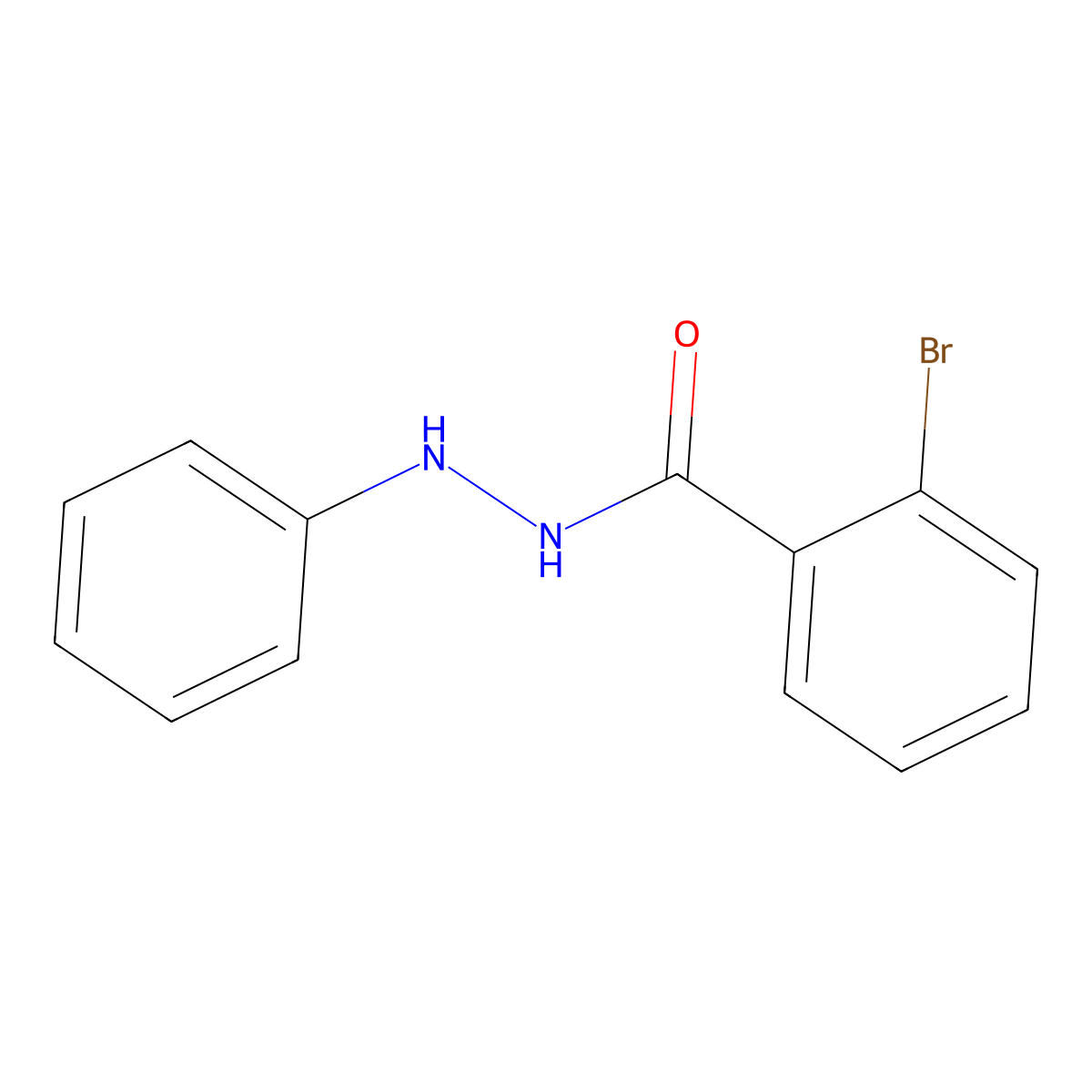 2-bromo-N'-phenylbenzohydrazide molecular structure, CAS 50625-52-0