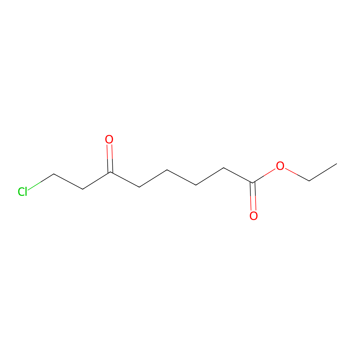 Octanoic acid, 8-chloro-6-oxo-, ethyl ester molecular structure, CAS 50628-91-6