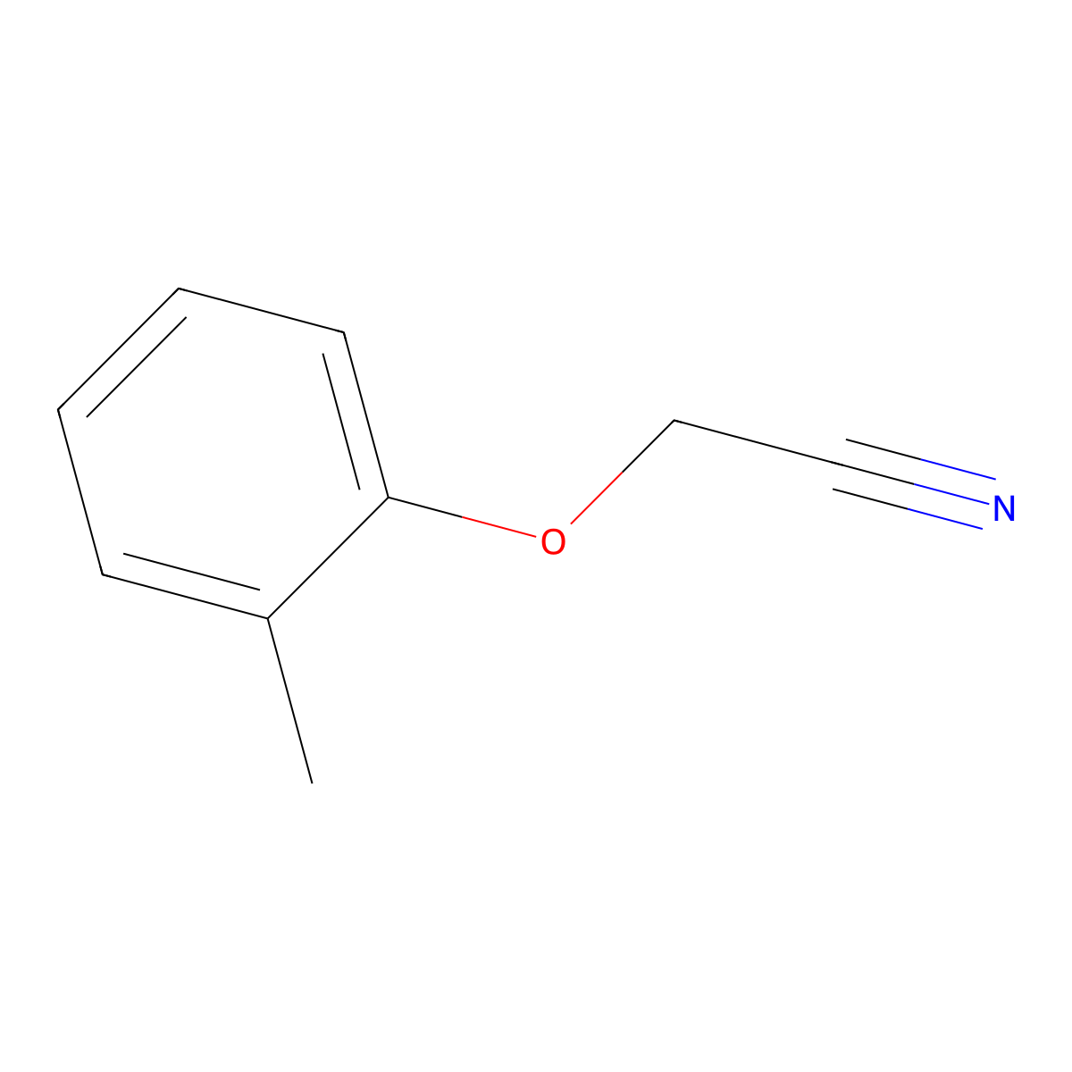 O-Tolyloxy-acetonitrile molecular structure, CAS 50635-21-7