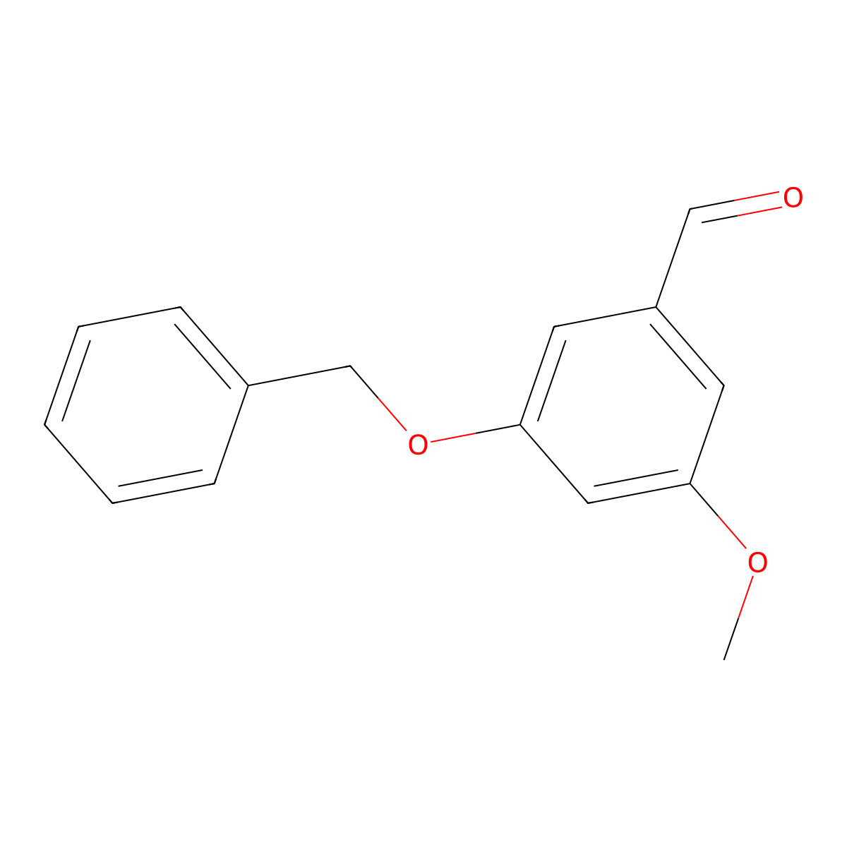 3-(Benzyloxy)-5-methoxybenzaldehyde molecular structure, CAS 50637-29-1