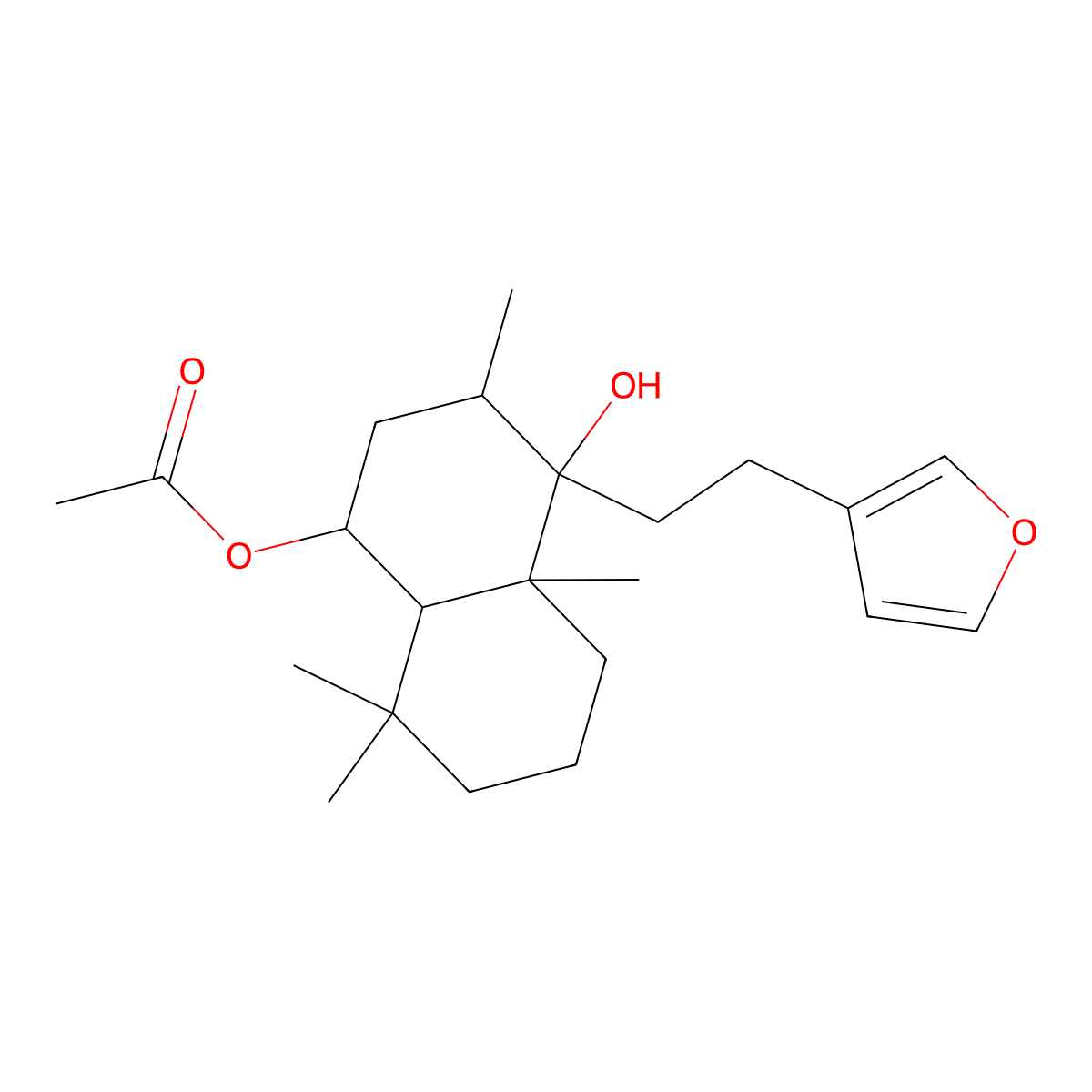 Rotundifuran molecular structure, CAS 50656-65-0