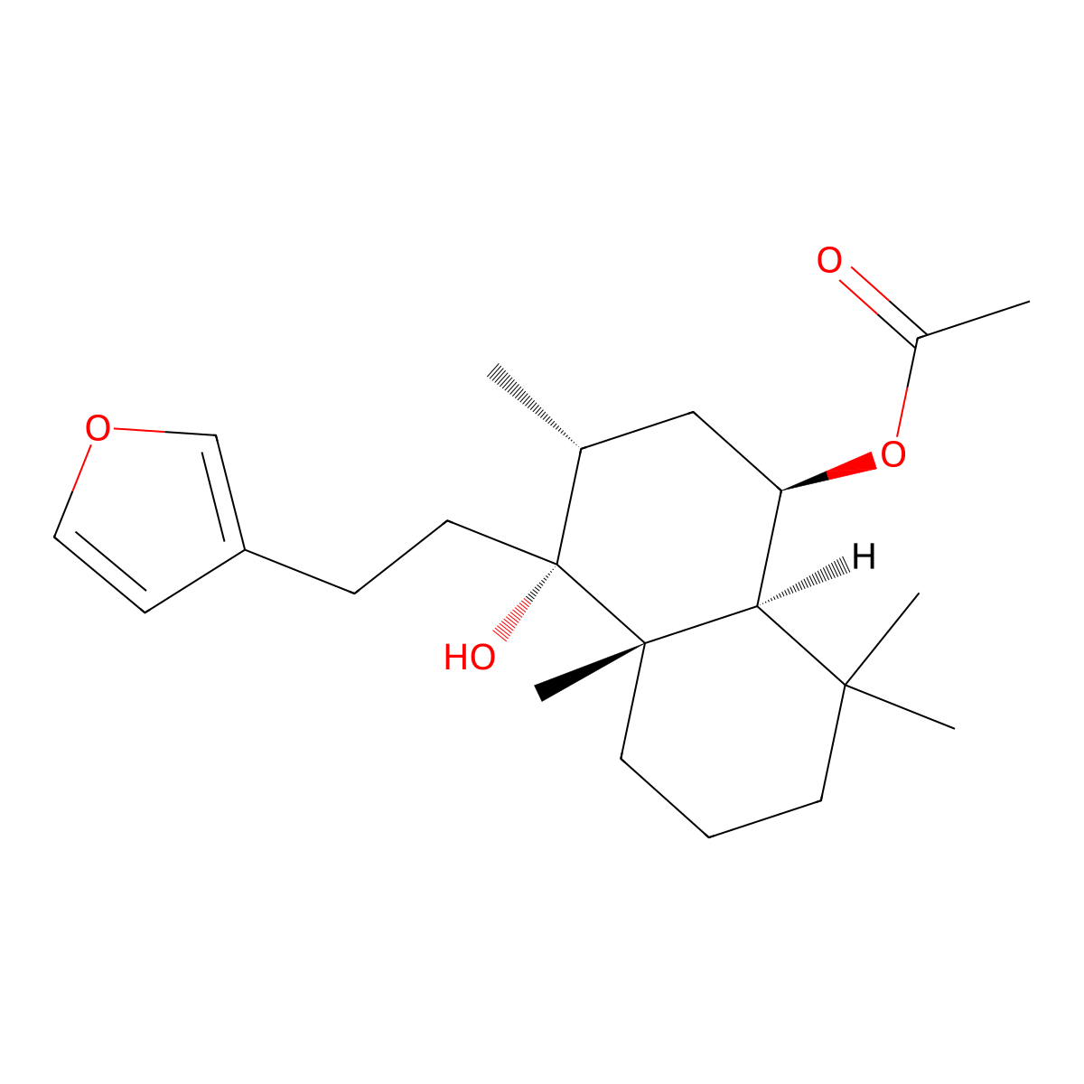 Rotundifuran molecular structure, CAS 50656-65-0