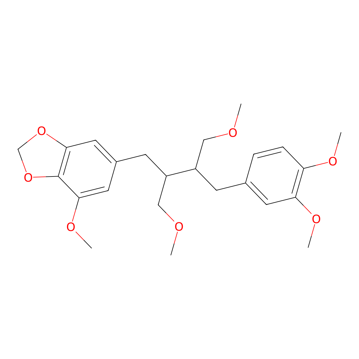 Niranthin molecular structure, CAS 50656-77-4