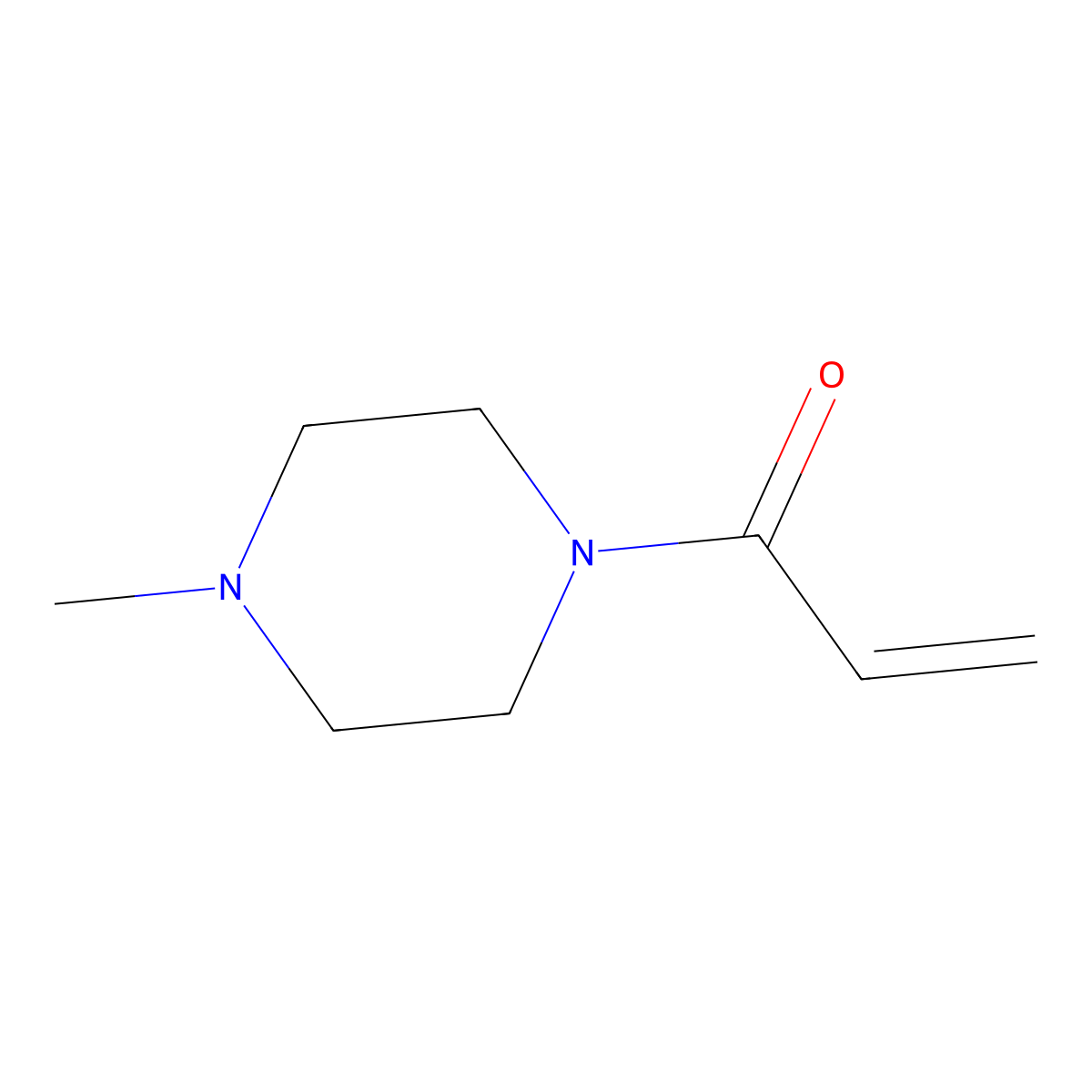 1-(4-Methylpiperazin-1-yl)prop-2-en-1-one molecular structure, CAS 50658-92-9