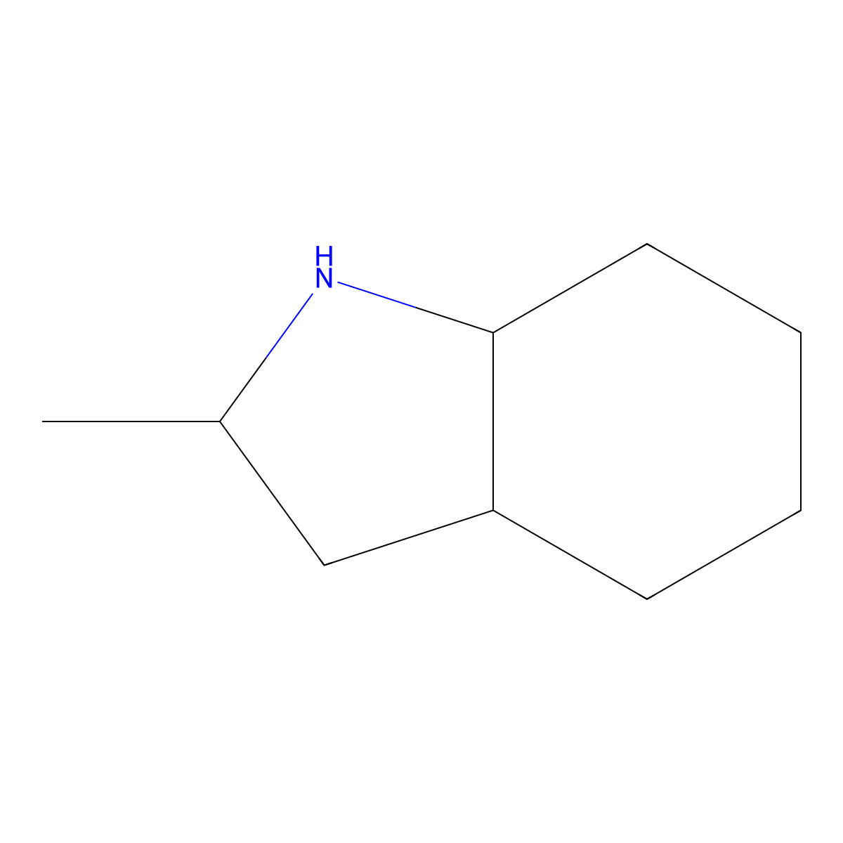 2-methyl-octahydro-1H-indole molecular structure, CAS 50669-77-7