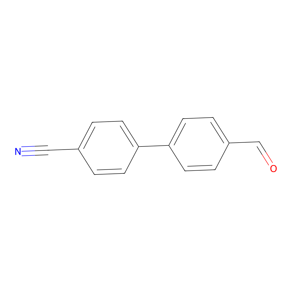 4'-Formyl-biphenyl-4-carbonitrile molecular structure, CAS 50670-55-8