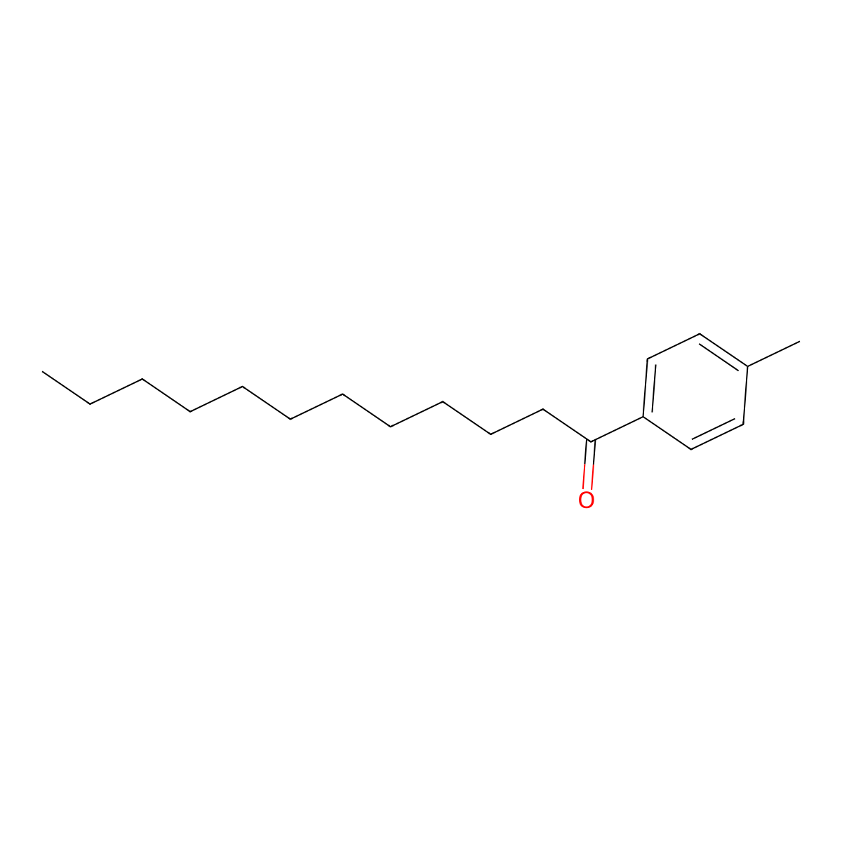 1-(4-Methylphenyl)dodecan-1-one molecular structure, CAS 50671-19-7