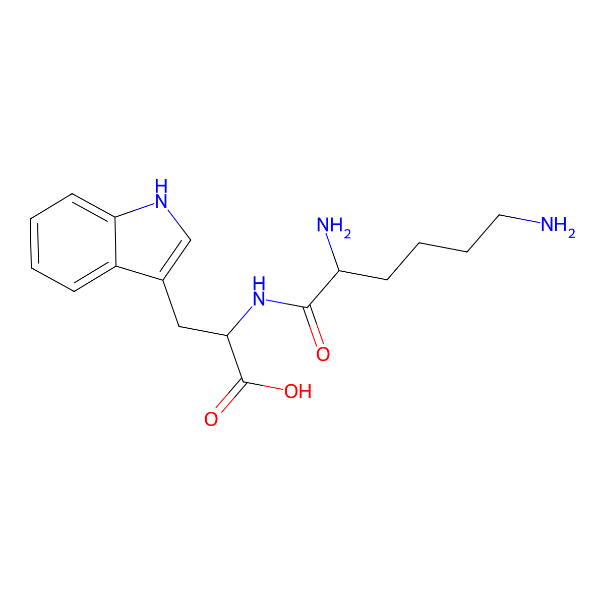 Lys-Trp molecular structure, CAS 50674-18-5