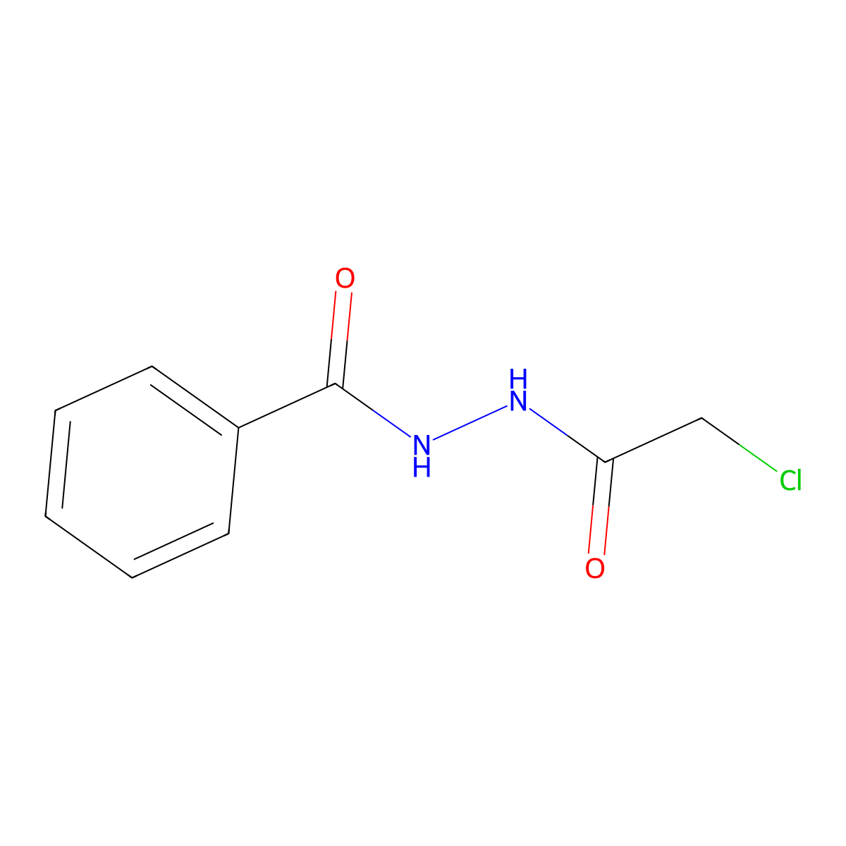 n'-(2-Chloroacetyl)benzohydrazide molecular structure, CAS 50677-24-2