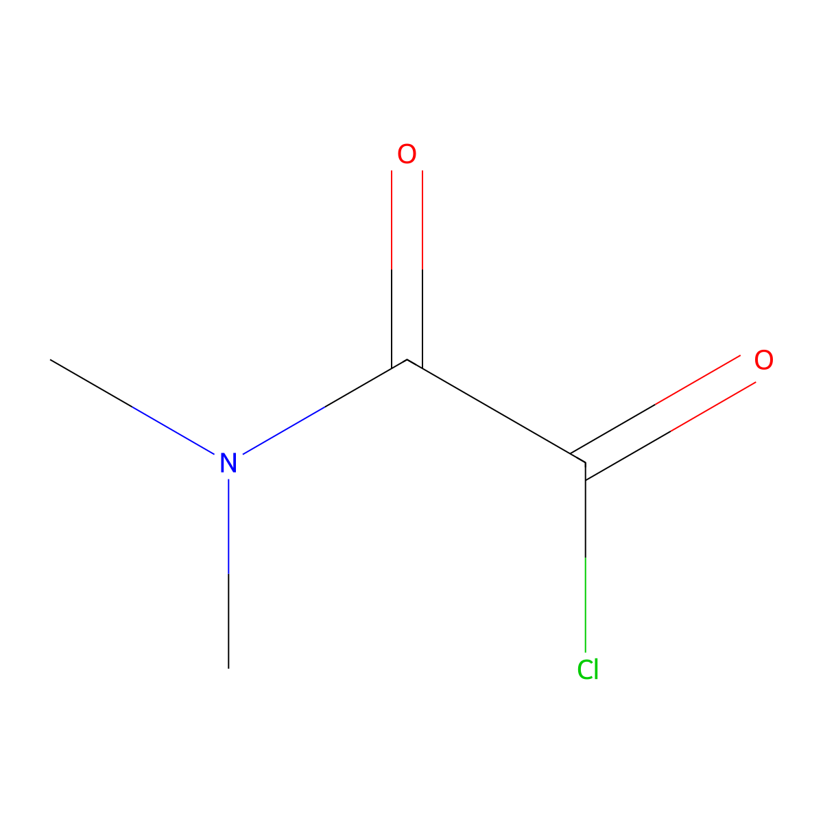 (Dimethylcarbamoyl)carbonyl chloride molecular structure, CAS 50680-54-1