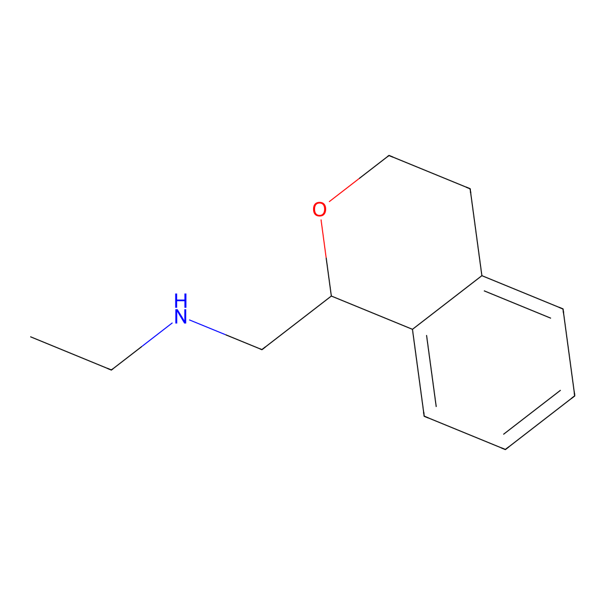 N-Ethyl-3,4-dihydro-1H-2-benzopyran-1-methanamine molecular structure, CAS 50683-75-5