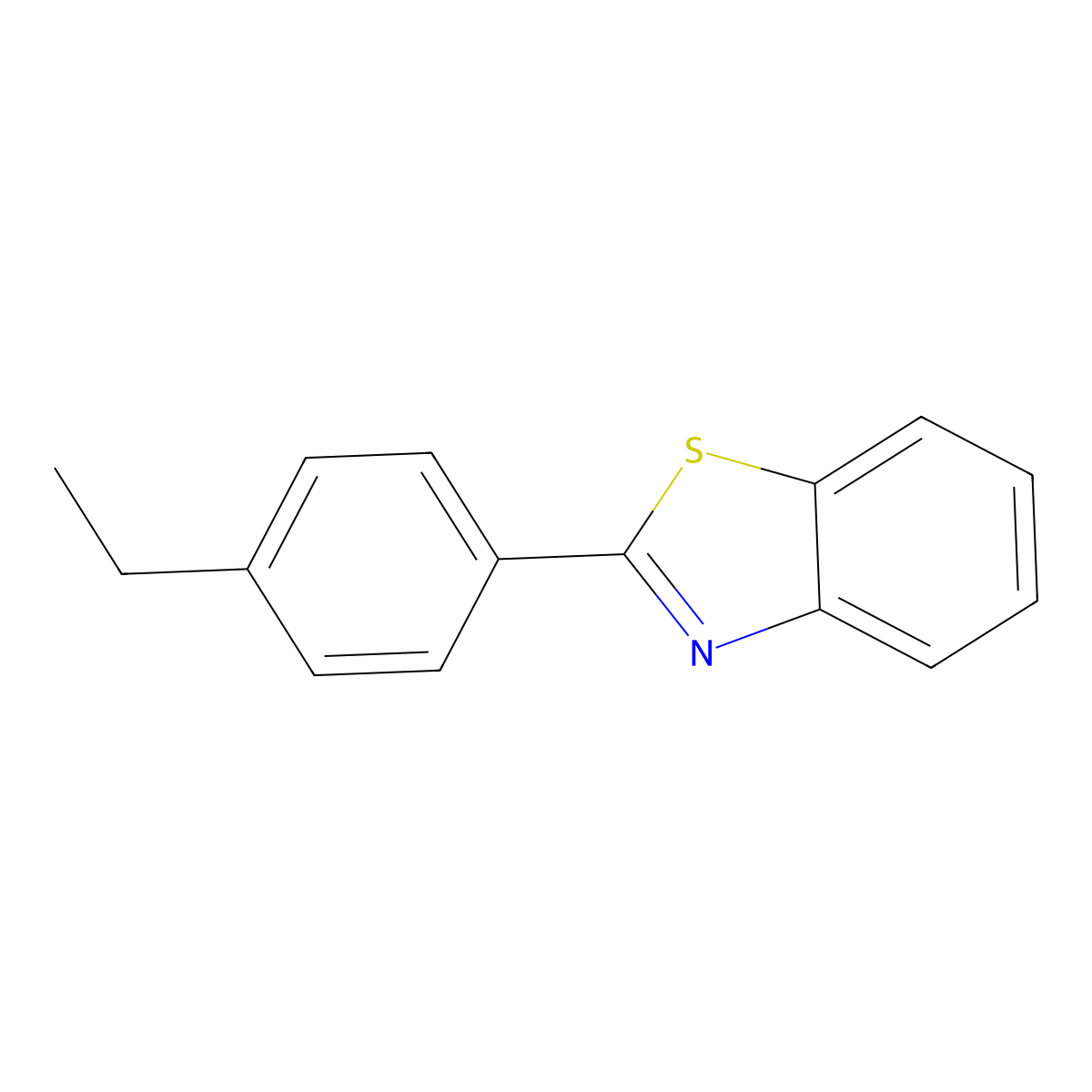 2-(4-Ethylphenyl)benzo[d]thiazole molecular structure, CAS 50685-15-9