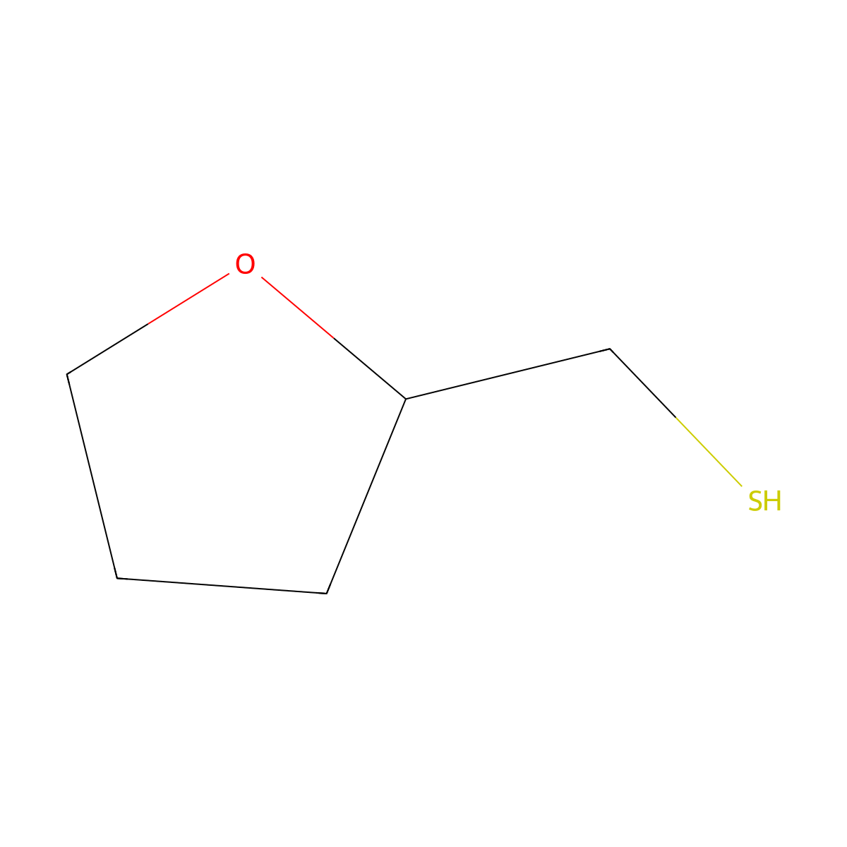(Oxolan-2-yl)methanethiol molecular structure, CAS 5069-94-3
