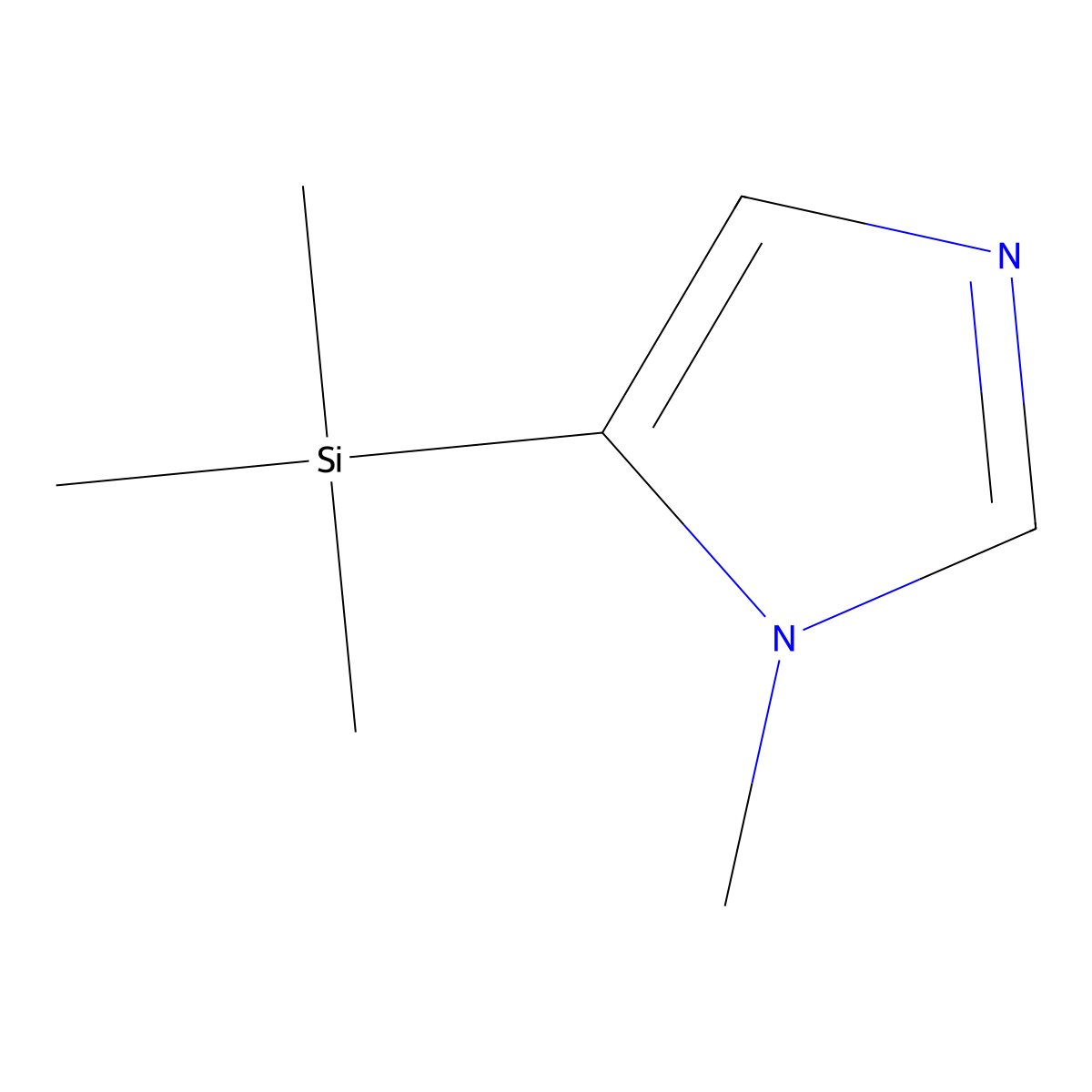 5-[(Trimethylsilyl)]-1-methylimidazole molecular structure, CAS 50694-57-0