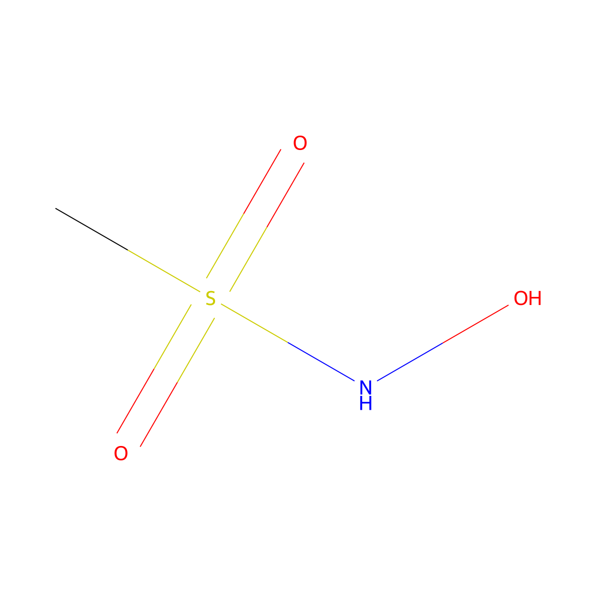 Methylsulphamic acid molecular structure, CAS 50695-55-1