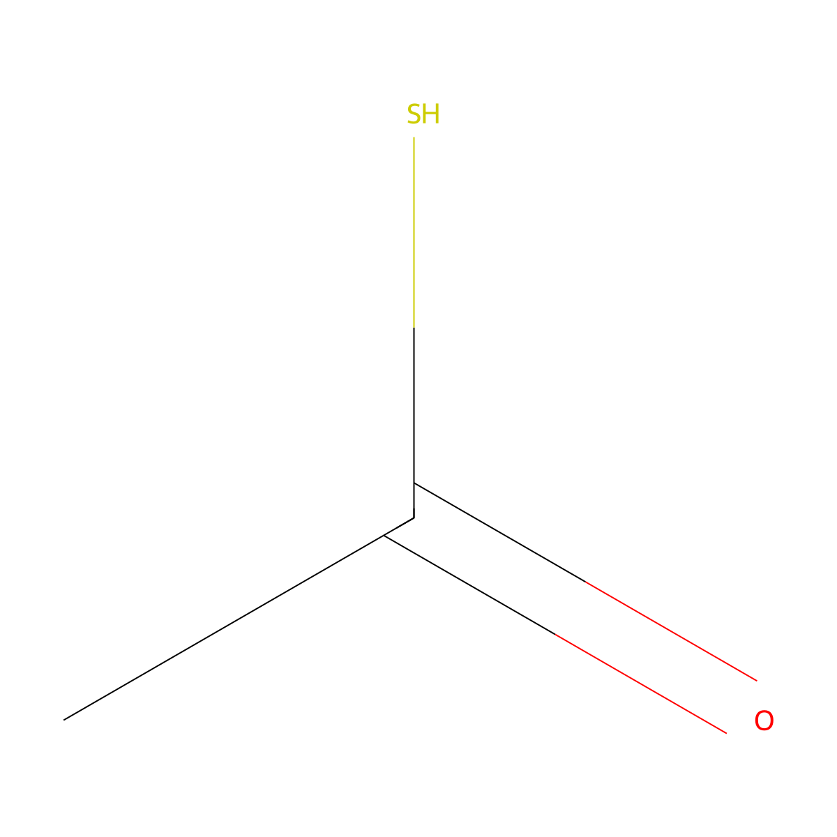 Thioacetic acid molecular structure, CAS 507-09-5