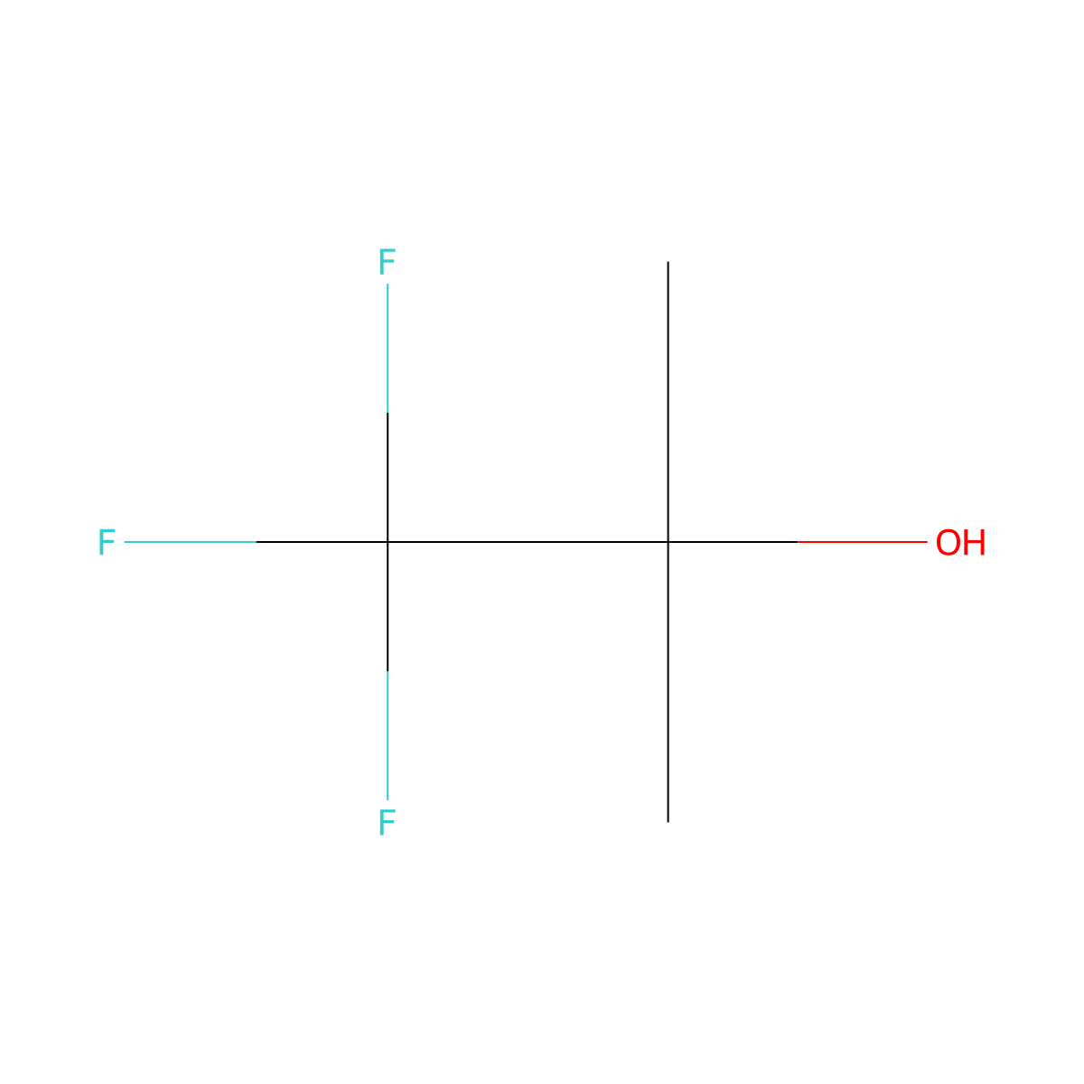 1,1,1-Trifluoro-2-methylpropan-2-ol molecular structure, CAS 507-52-8