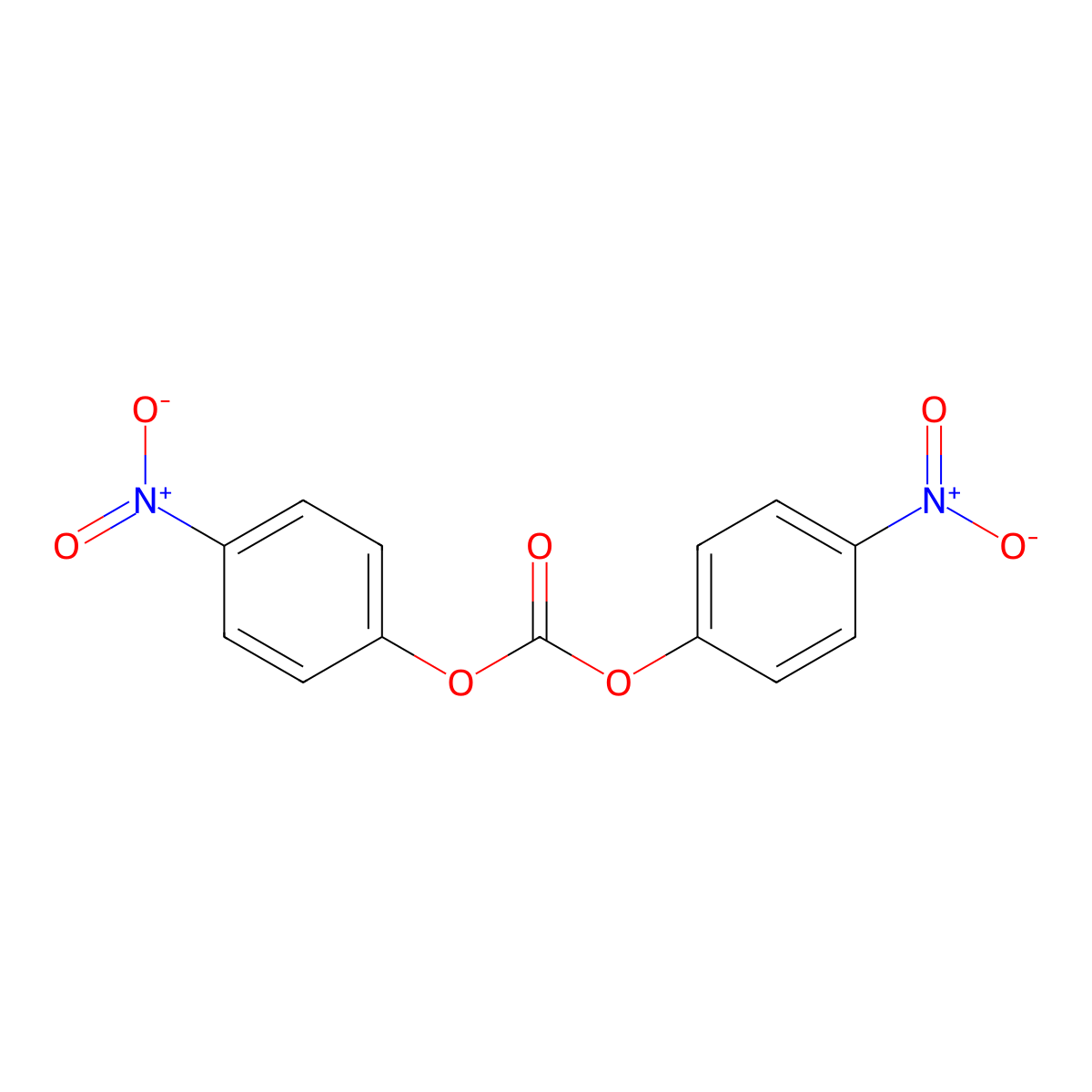 Bis(4-nitrophenyl) carbonate molecular structure, CAS 5070-13-3