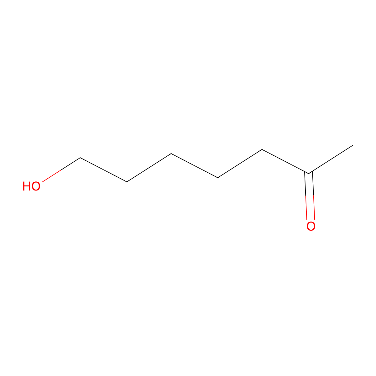 7-Hydroxyheptan-2-one molecular structure, CAS 5070-59-7