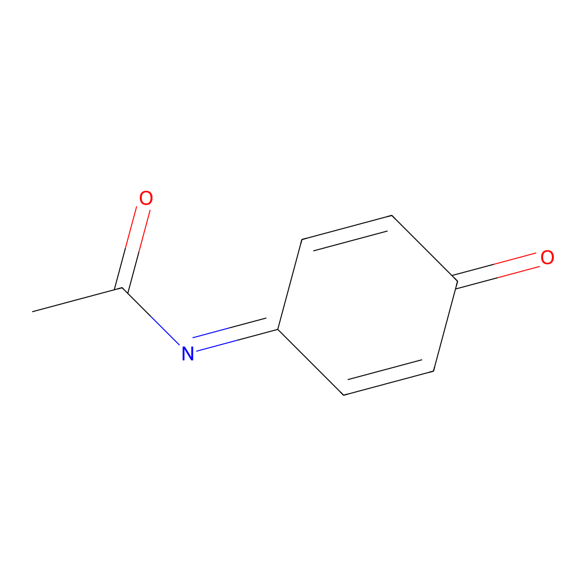 Acetimidoquinone molecular structure, CAS 50700-49-7