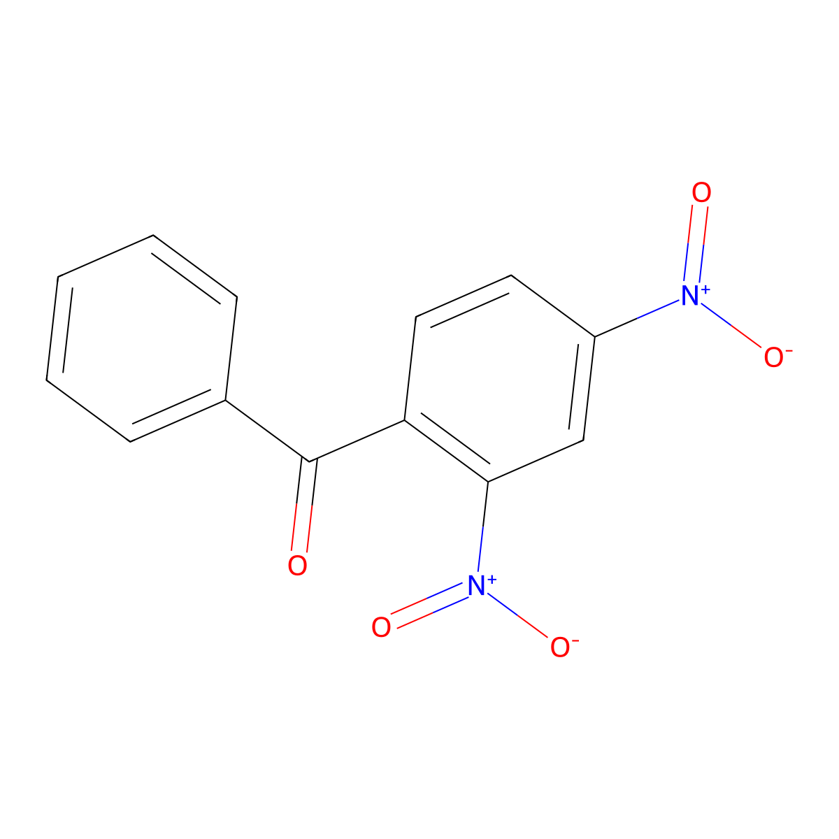 (2,4-Dinitrophenyl)(phenyl)methanone molecular structure, CAS 50709-84-7