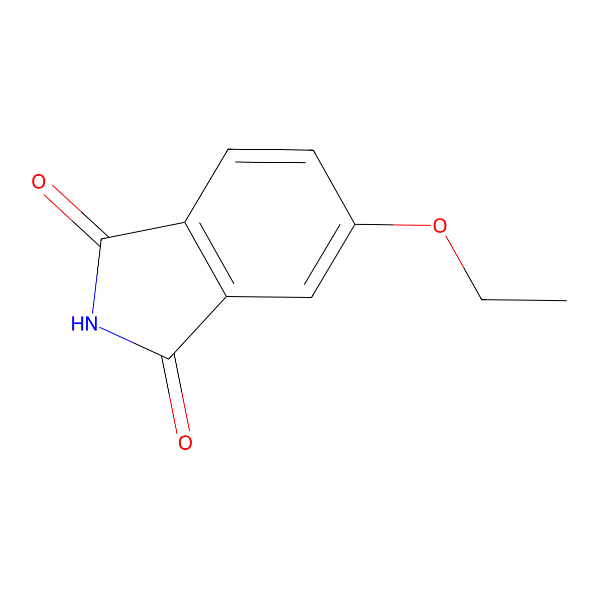 5-ethoxy-2,3-dihydro-1H-isoindole-1,3-dione molecular structure, CAS 50727-05-4
