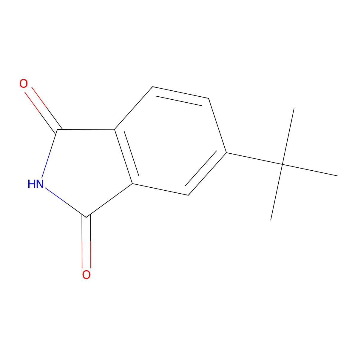 5-(tert-Butyl)isoindoline-1,3-dione molecular structure, CAS 50727-07-6