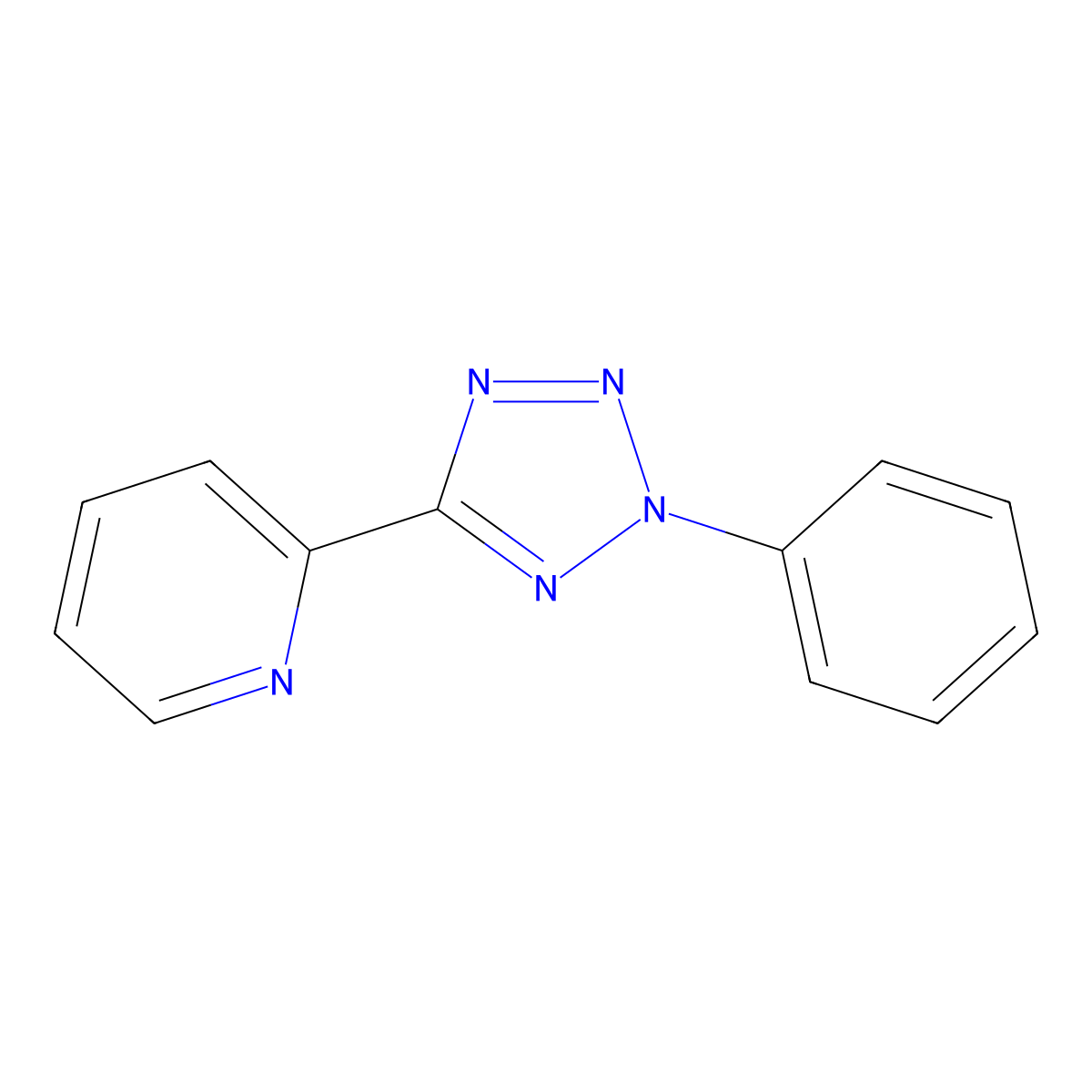 2-(2-Phenyl-2H-tetrazol-5-yl)pyridine molecular structure, CAS 507270-06-6
