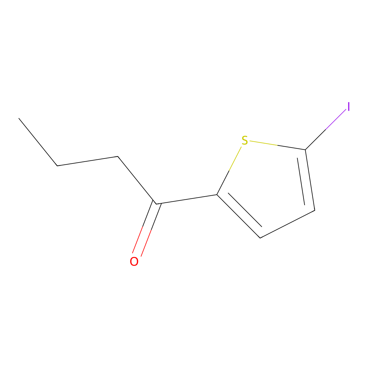 1-(5-Iodo-2-thienyl)-1-butanone molecular structure, CAS 507272-90-4