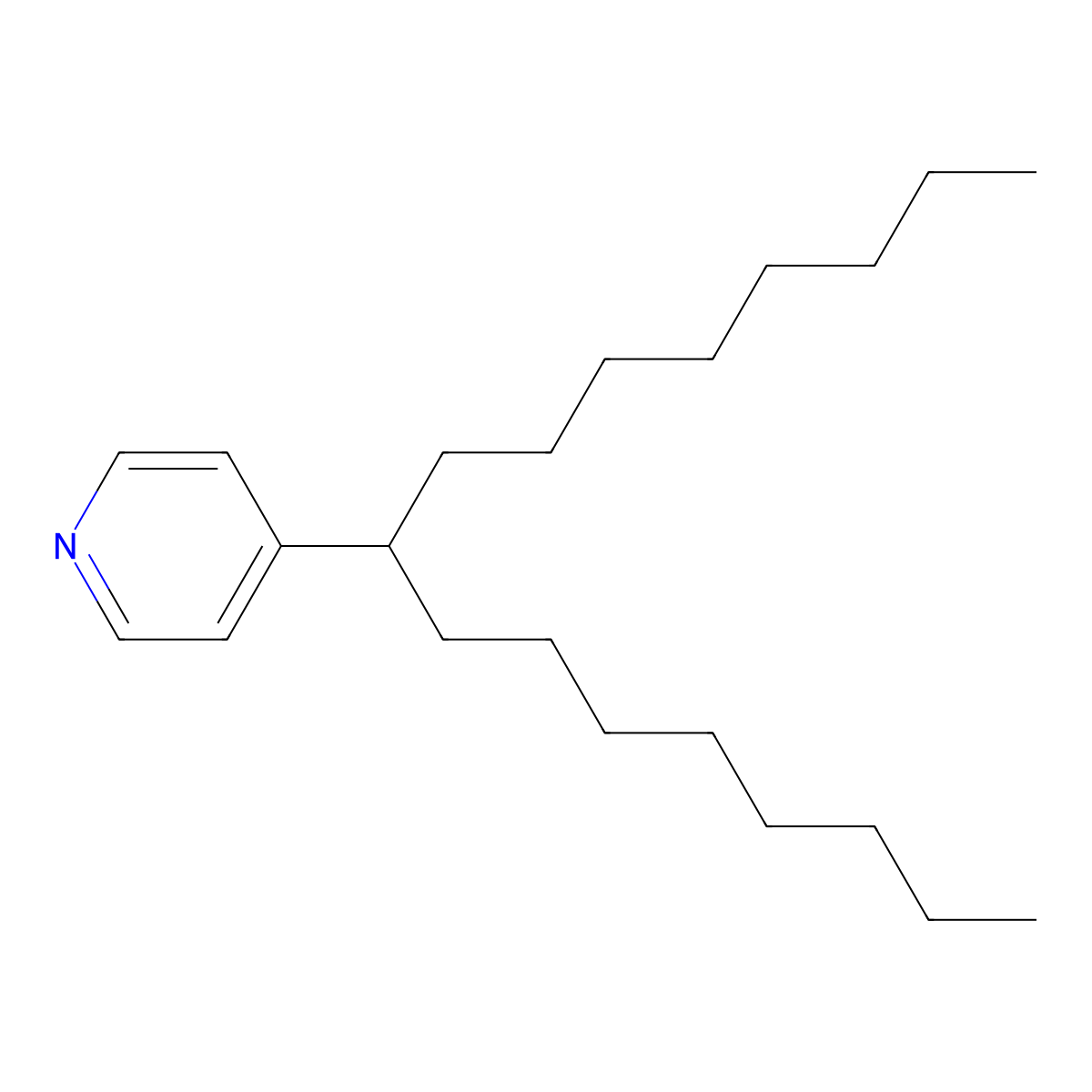 4-(Heptadecan-9-yl)pyridine molecular structure, CAS 50734-67-3