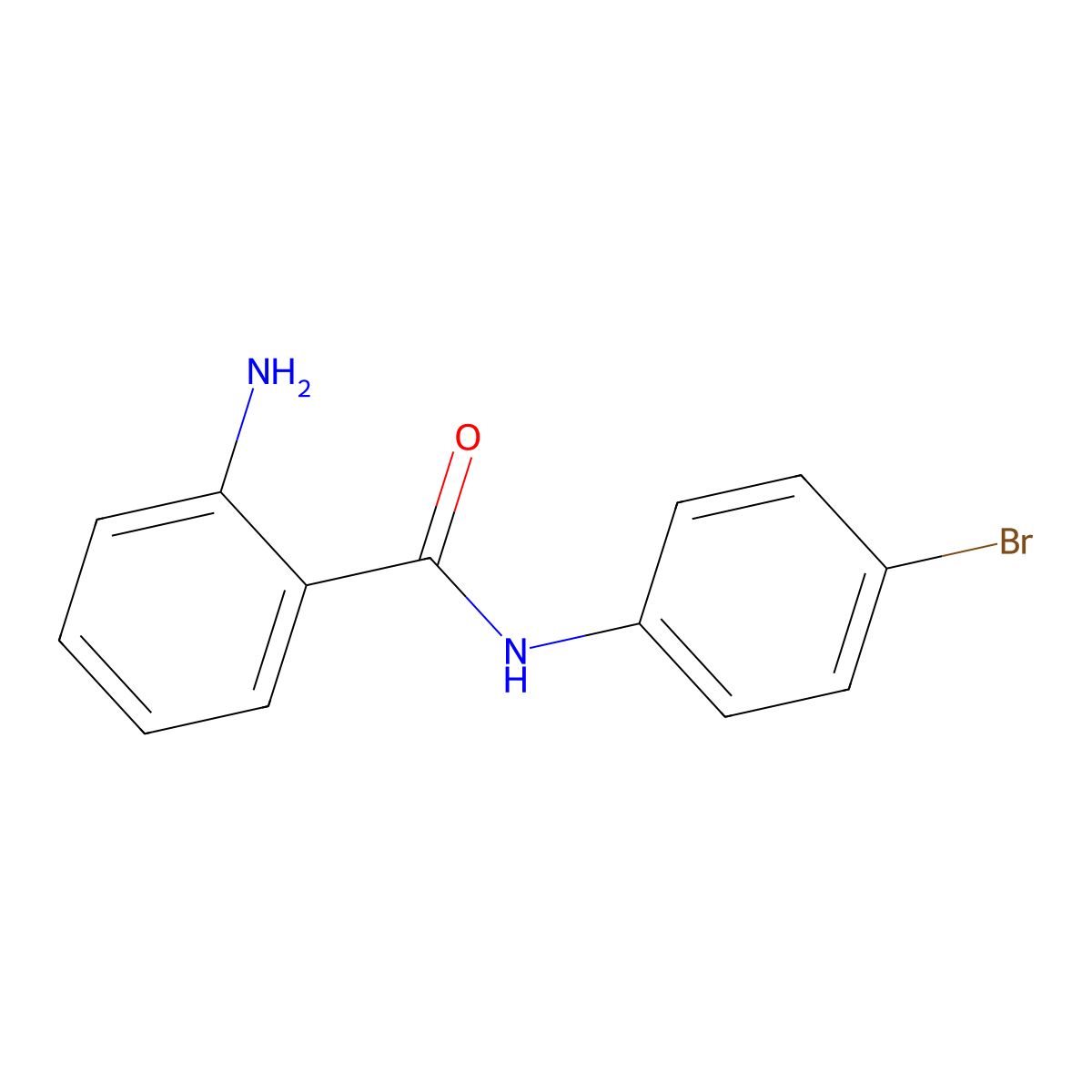 2-Amino-n-(4-bromophenyl)benzamide molecular structure, CAS 50735-55-2