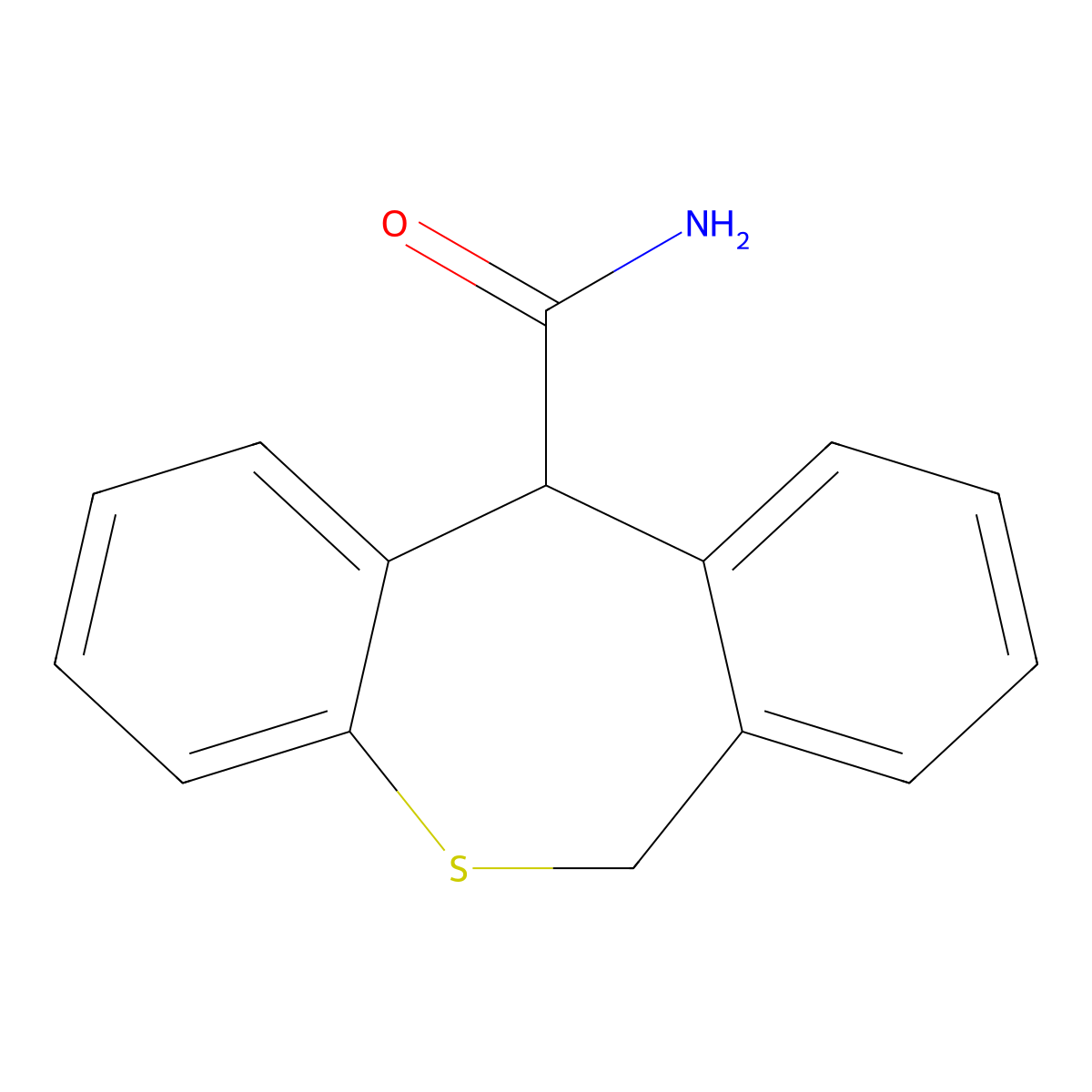 Dibenzo(b,e)thiepin-11-carboxamide, 6,11-dihydro- molecular structure, CAS 50741-66-7