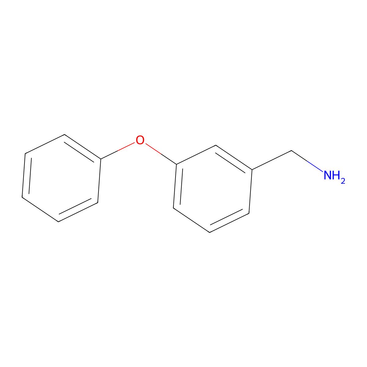 3-Phenoxy-benzylamine molecular structure, CAS 50742-37-5