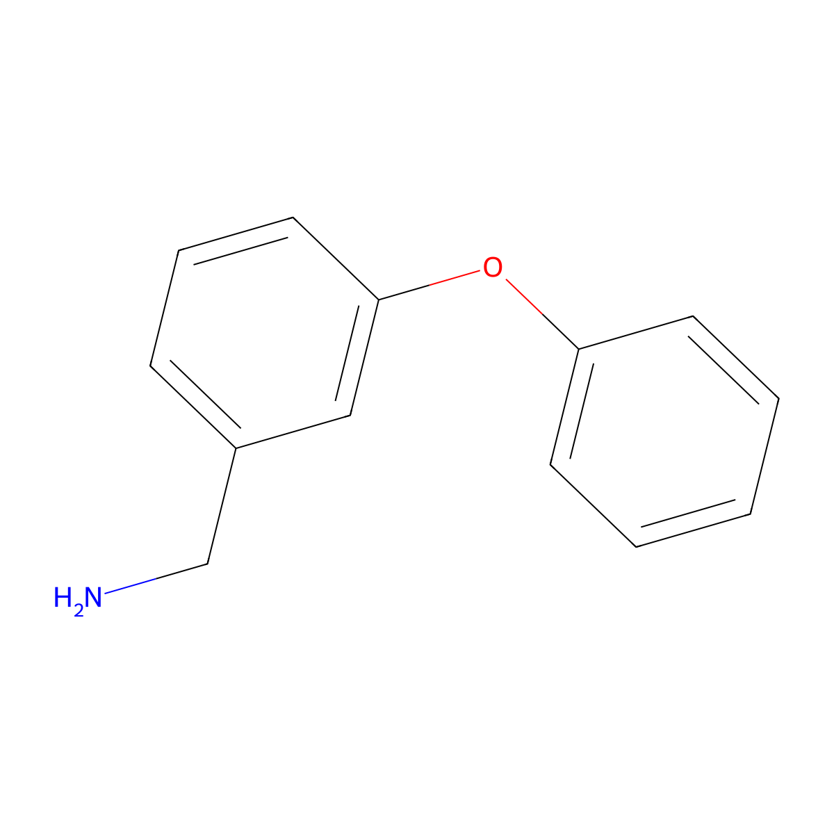 3-Phenoxy-benzylamine molecular structure, CAS 50742-37-5