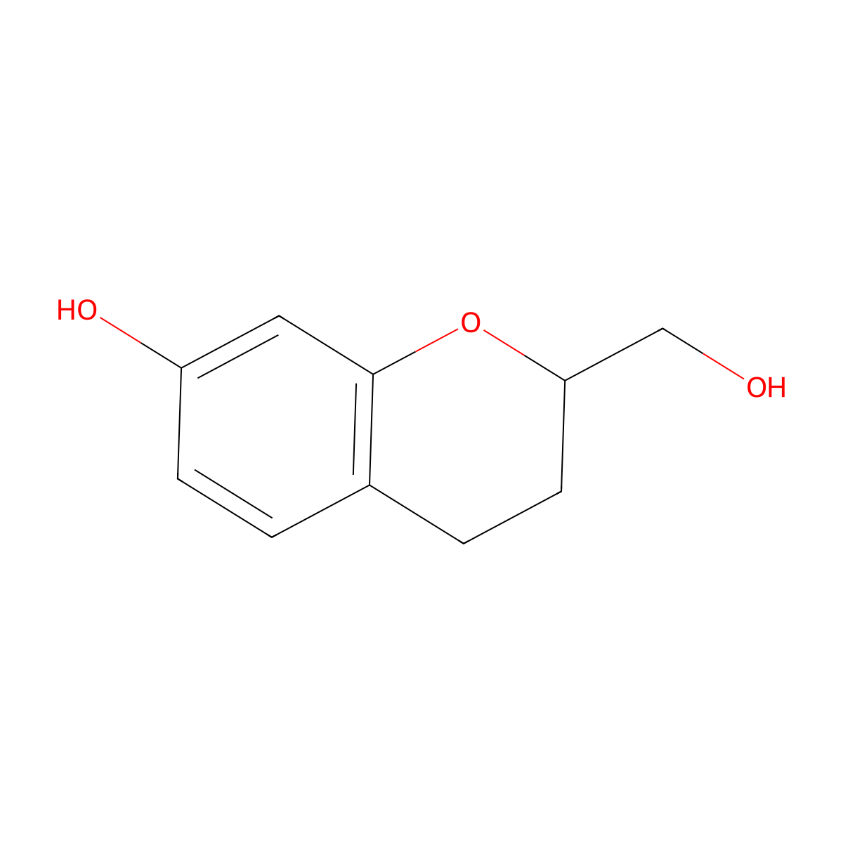 (7-Hydroxychroman-2-yl)methanol molecular structure, CAS 507482-42-0