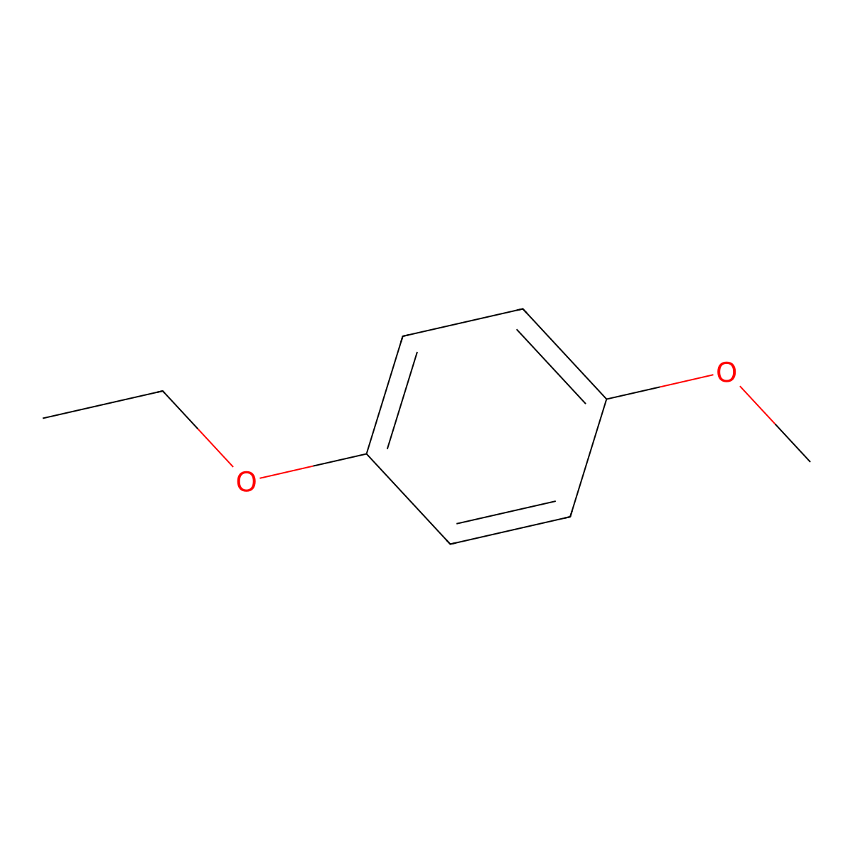 p-Methoxyphenetole molecular structure, CAS 5076-72-2