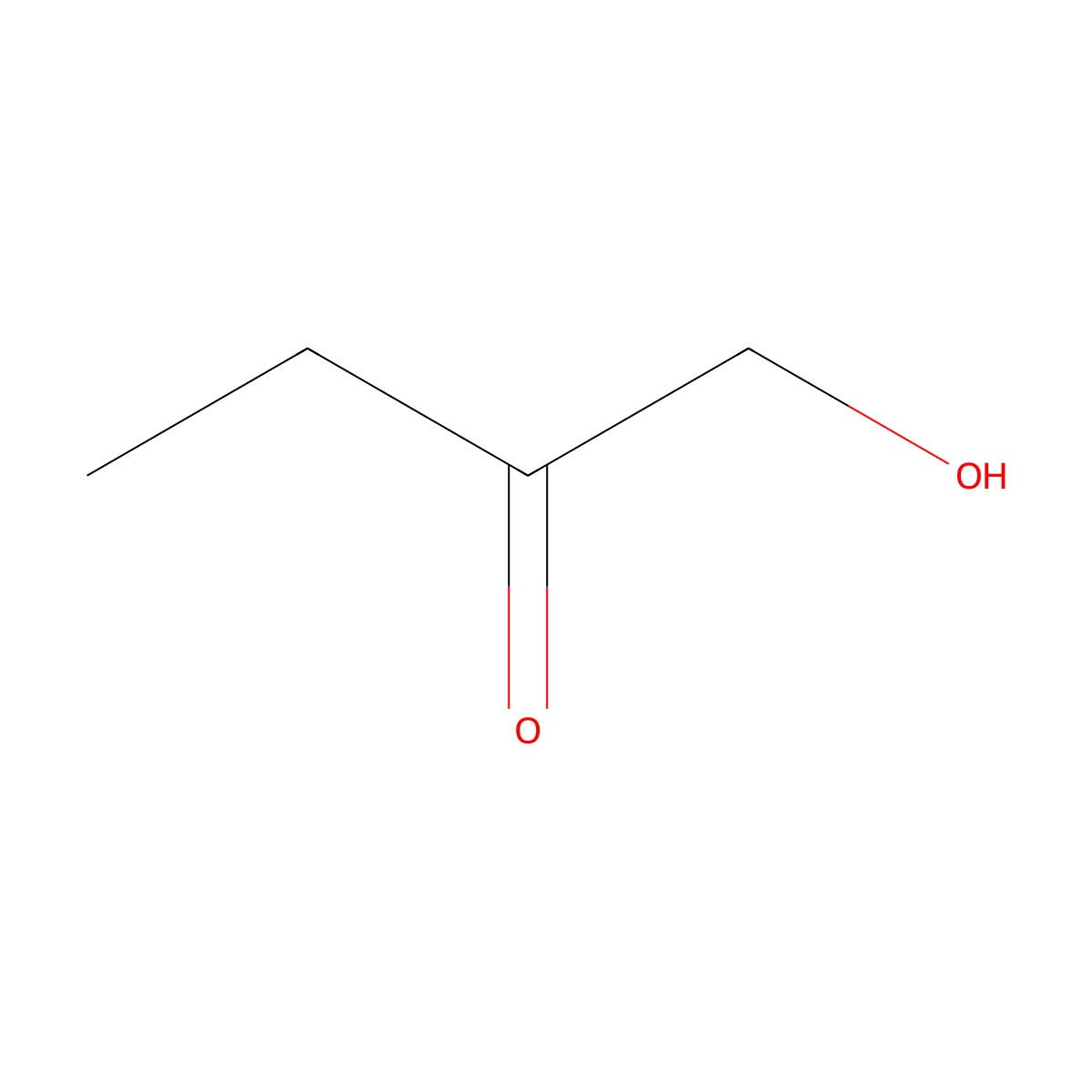 1-Hydroxy-2-butanone molecular structure, CAS 5077-67-8
